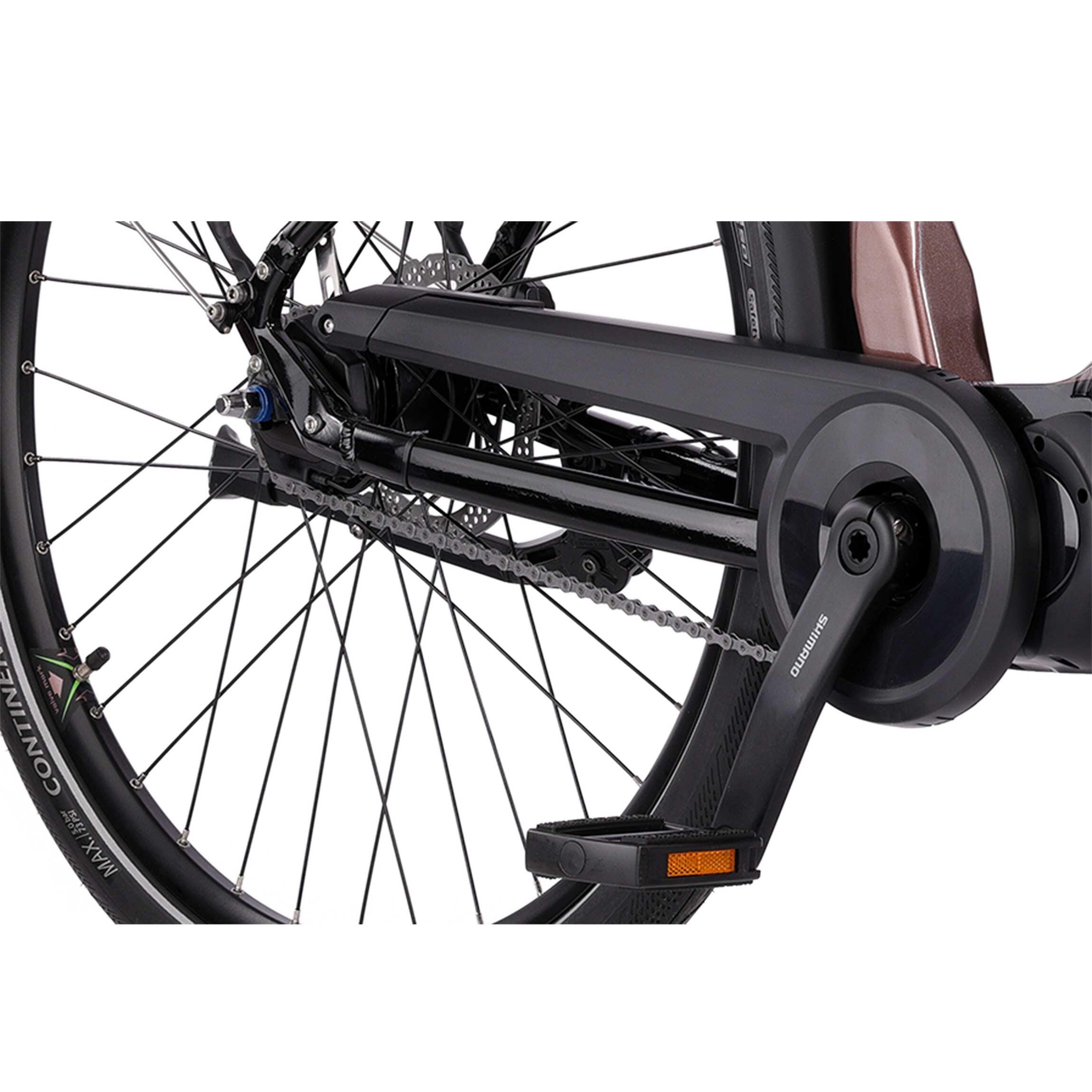 28" vélo de ville électrique femme e-Touring 11.7 SHIMANO STEPS E 6100 504 Wh 5