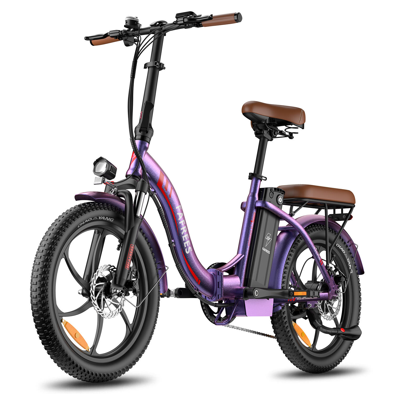 Vélo électrique pliant FAFREES F20 Pro avec batterie 20 Ah et 7 vitesses – Image 4