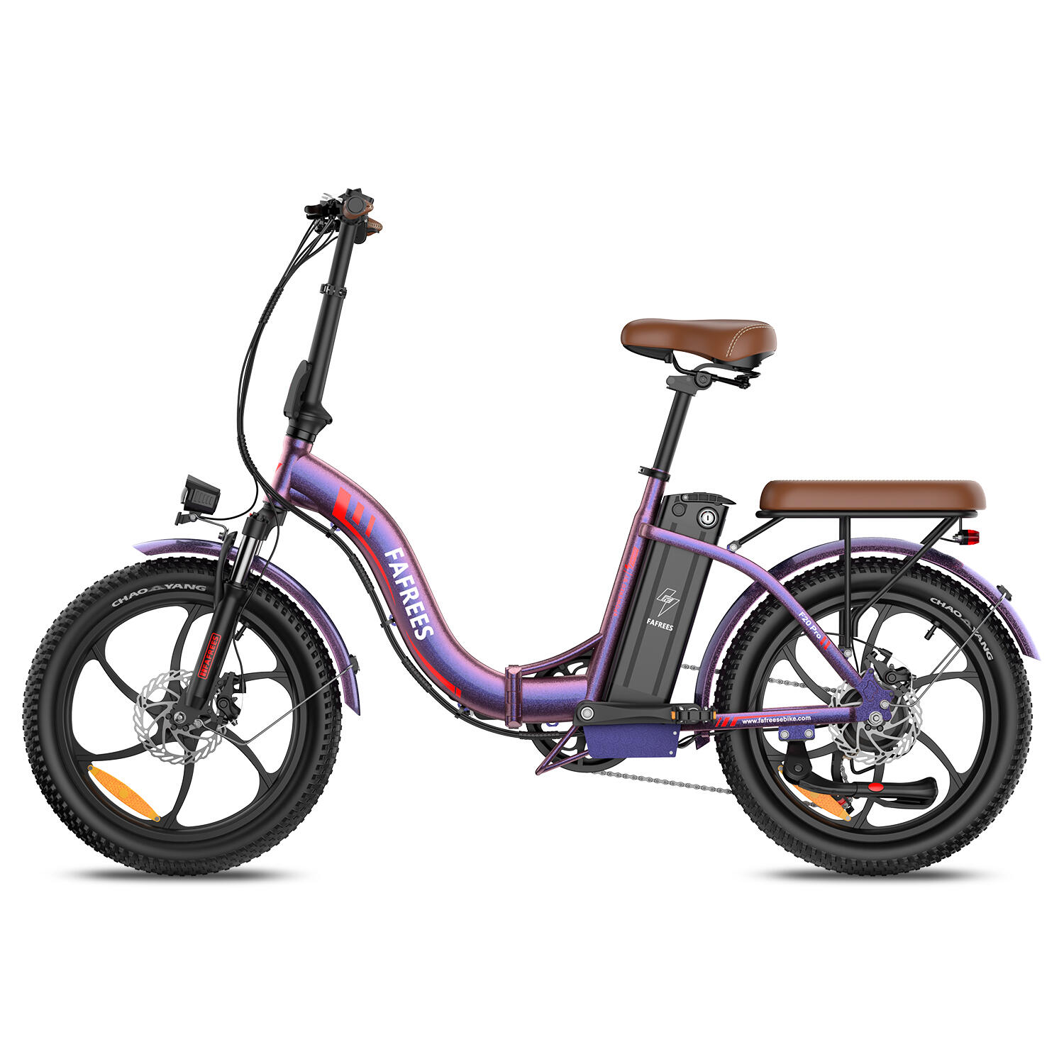 Vélo électrique pliant FAFREES F20 Pro avec batterie 20 Ah et 7 vitesses – Image 5