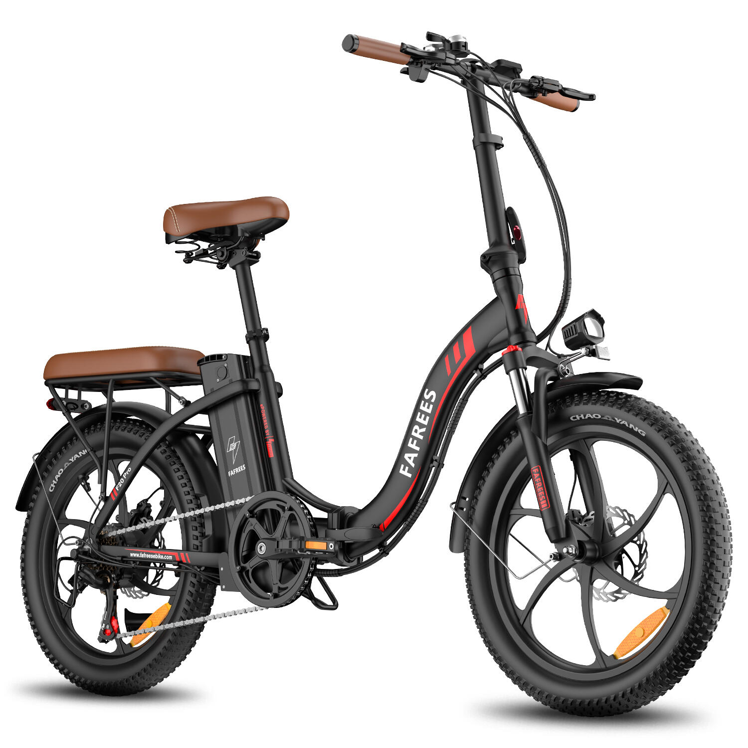 Vélo électrique pliant FAFREES F20 Pro avec batterie 20 Ah et 7 vitesses – Image 2