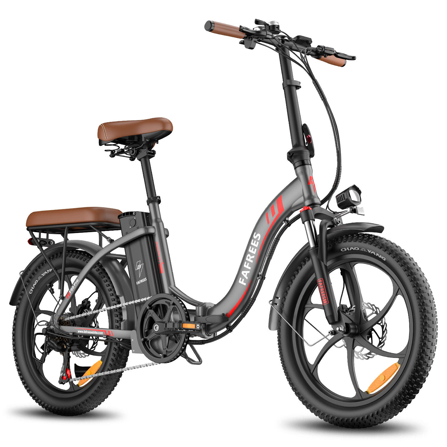 Vélo électrique pliant FAFREES F20 Pro avec batterie 20 Ah et 7 vitesses – Image 2