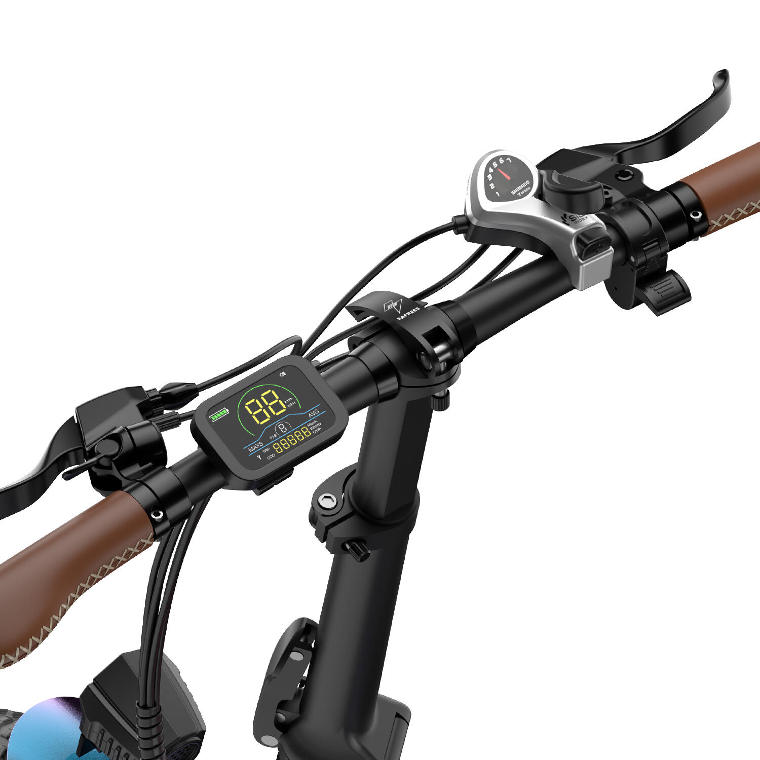 Vélo électrique pliant FAFREES F20 Pro avec batterie 20 Ah et 7 vitesses – Image 5