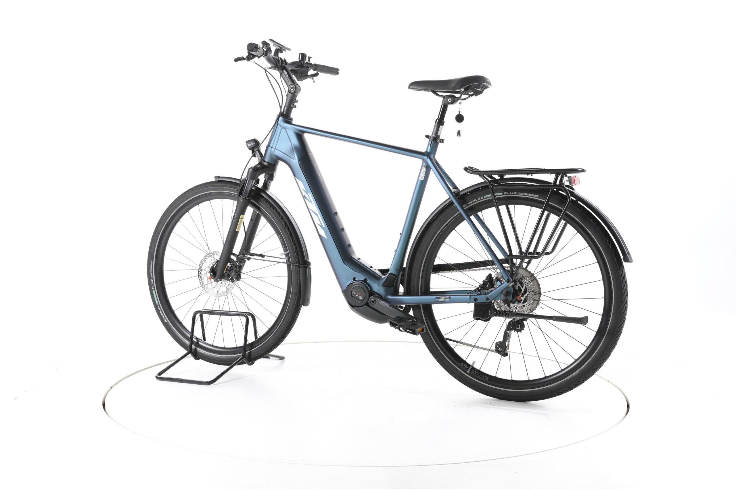 Vélo Enfant Disney - Stitch - Roues 14" - Age 4-6 ans - 2 Freins - Stabilisateurs - Monovitesse - Garde-Boue - Bleu - Produit HUFFY