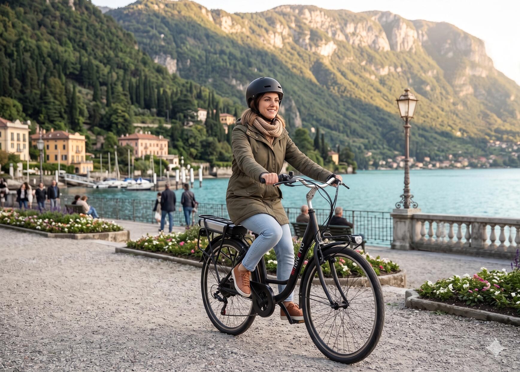 VÉLO DE VILLE COPPI RIVIERA MIDIVERTO NOIR – Image 2