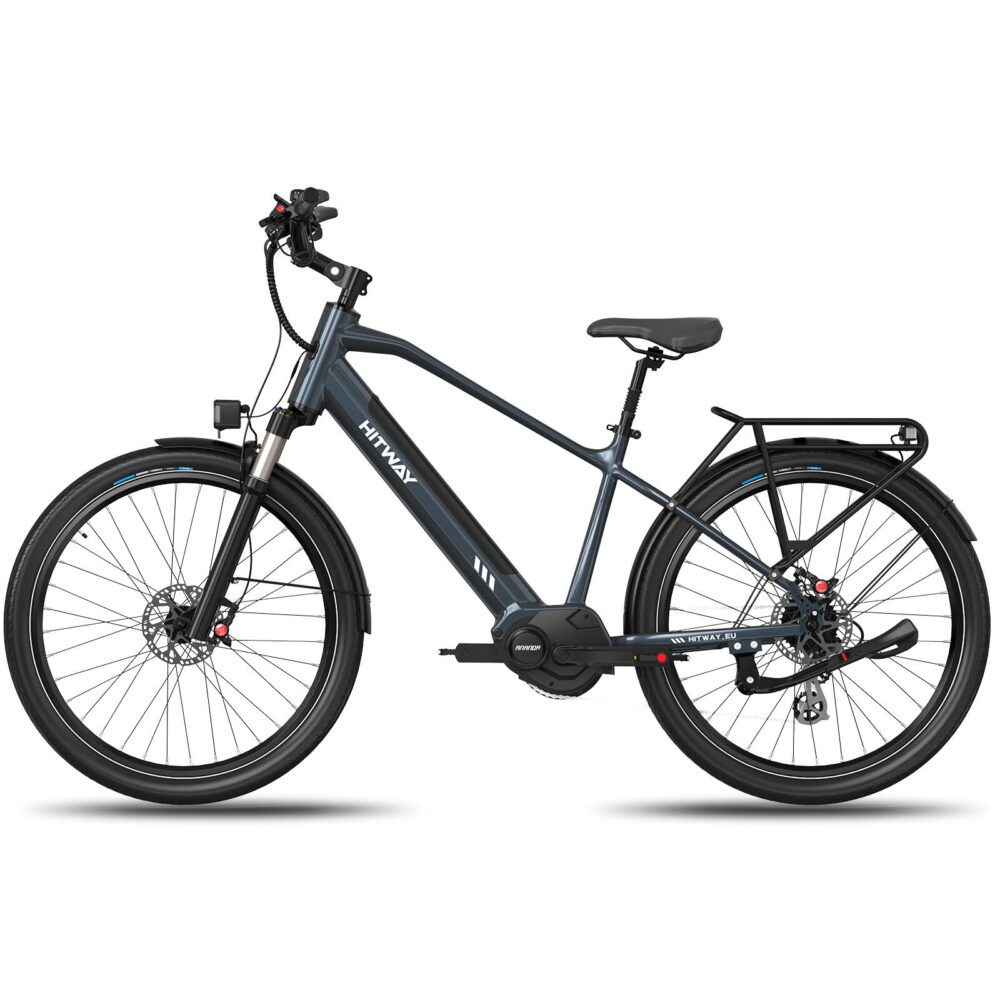 Vélo électrique de ville moteur central 75nm gps antivol bk33