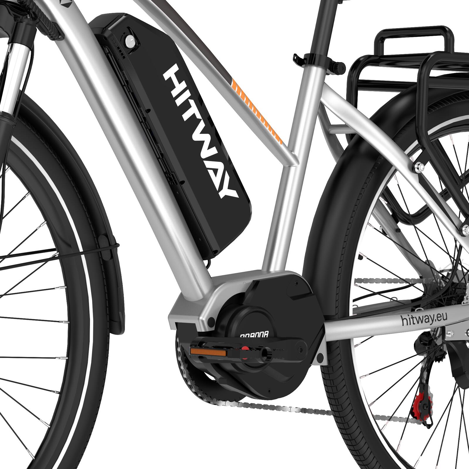 Vélo électrique de ville moteur central capteur couple 150 km BK-U1 – Image 3