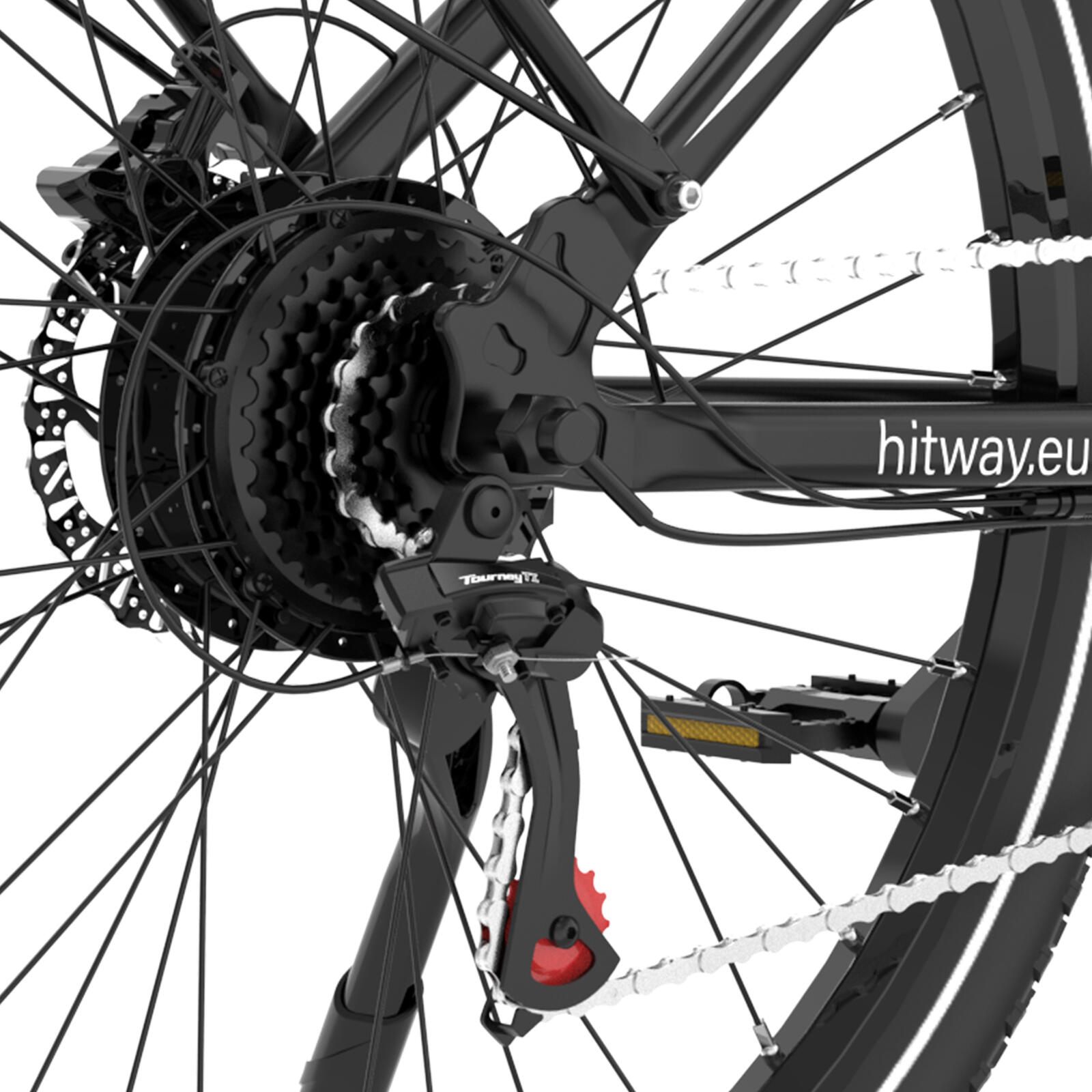 Vélo de Ville Électrique 28" Batterie Samsung 768Wh BK27PRO APP NFC – Image 3