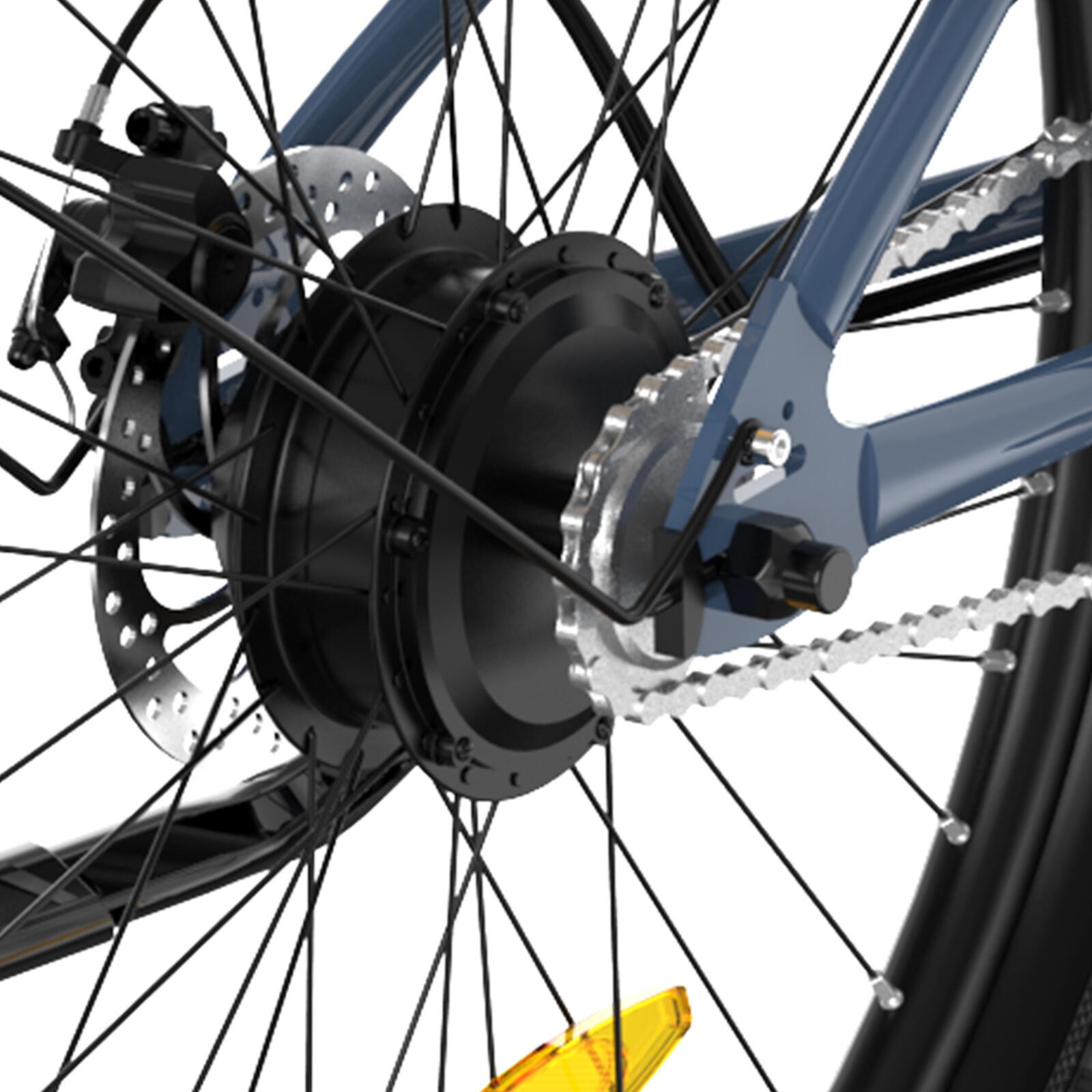 27,5" Vélo de ville électrique cadre bas 13Ah batterie amovible BK8S APP – Image 2