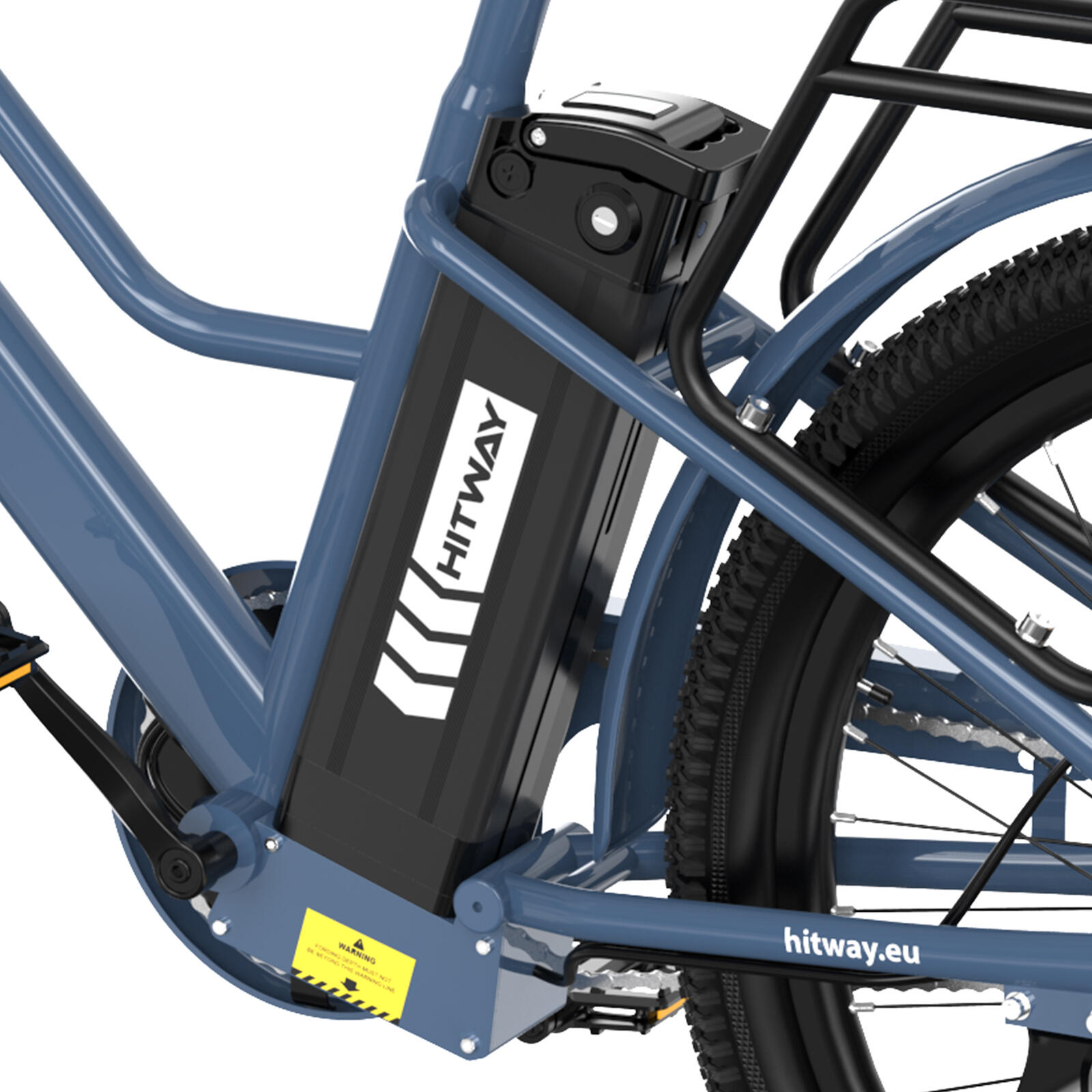 27,5" Vélo de ville électrique cadre bas 13Ah batterie amovible BK8S APP – Image 3