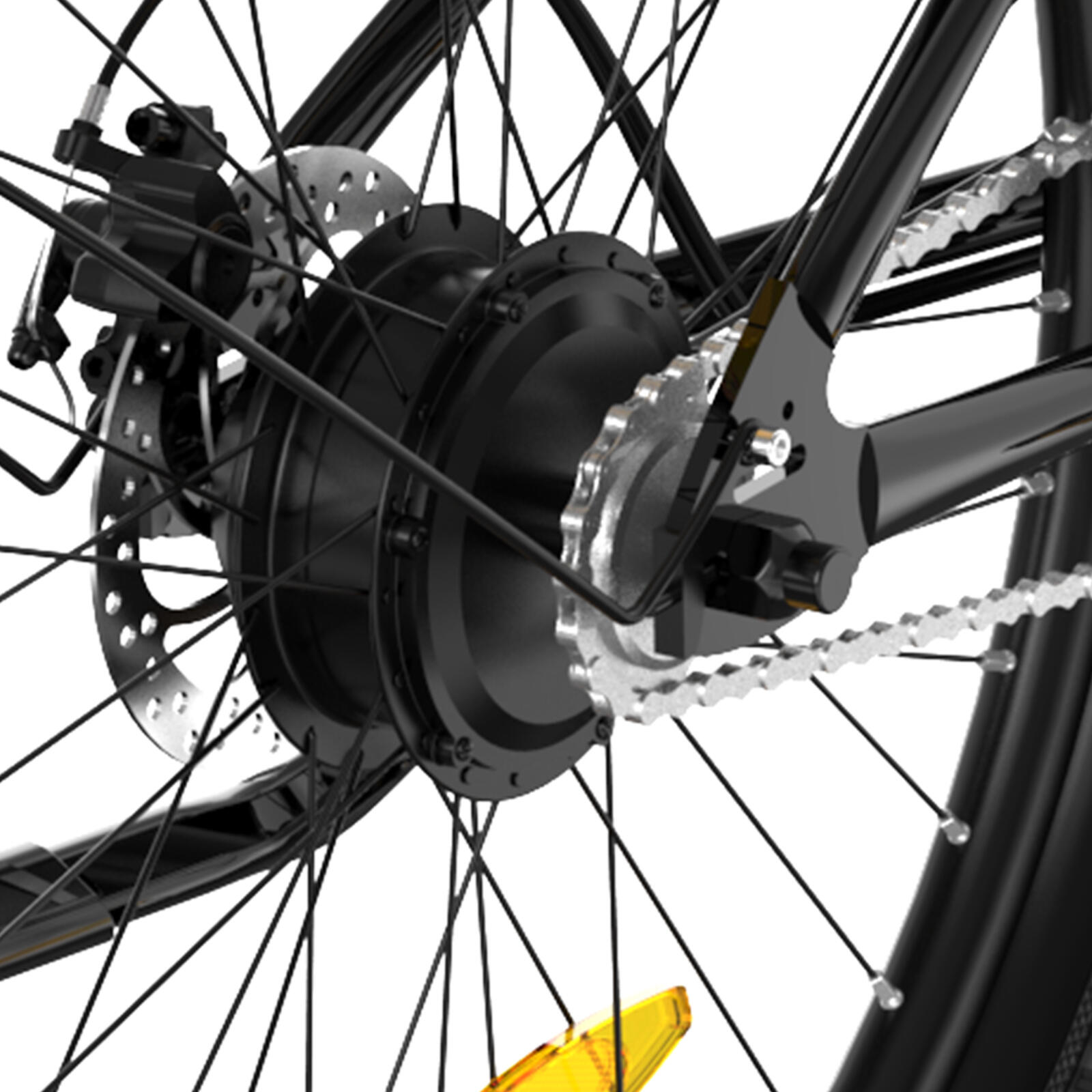 27,5" Vélo de ville électrique cadre bas 13Ah batterie amovible BK8S APP – Image 2