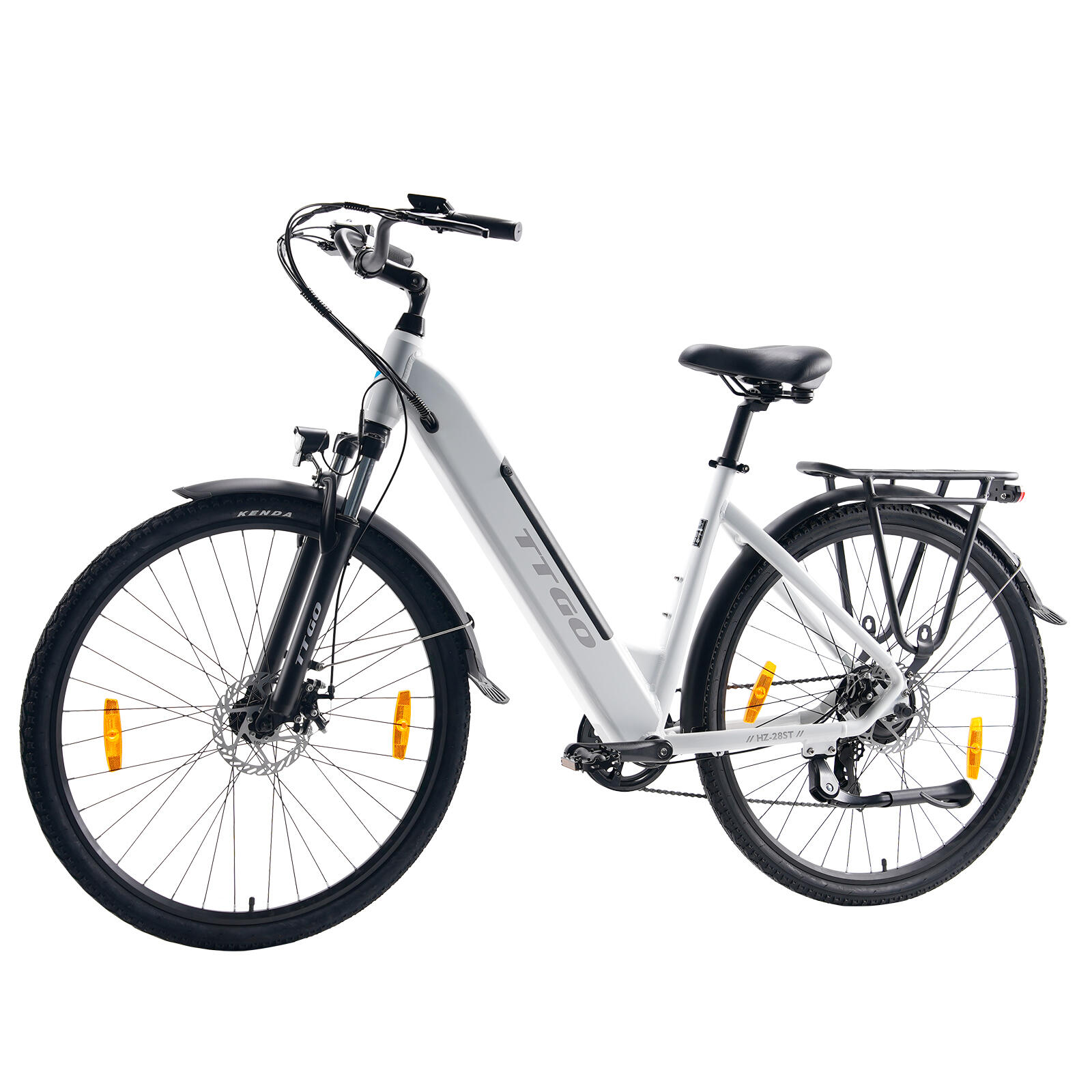 HZ-28ST vélo électrique 28" alu suspension freins disque 700C 7 vitesses 250W