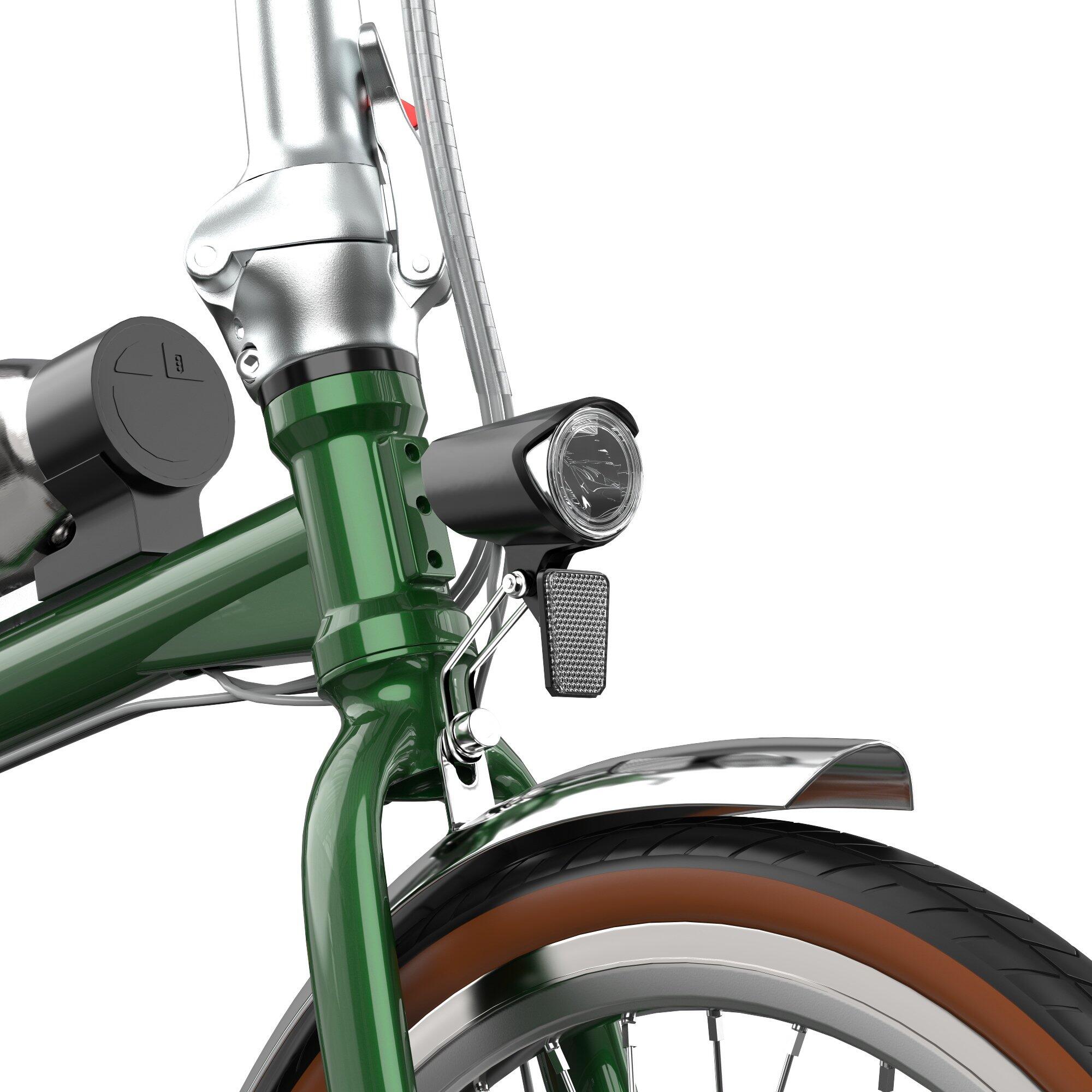 OT02 PRO vélo électrique pliable 20", moteur 250W, Shimano 7 vitesses, écran LCD – Image 3