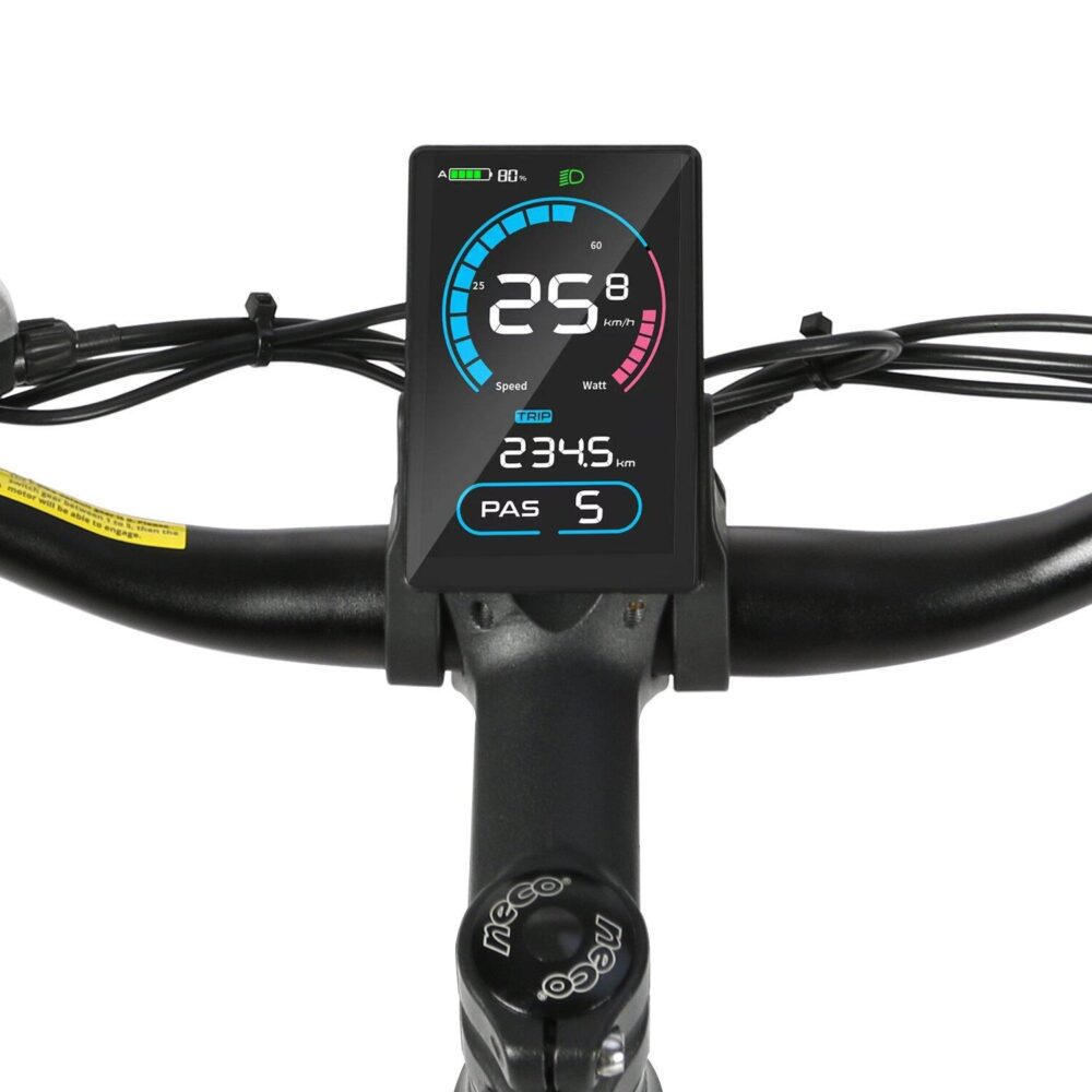 Vélo électrique de ville Unisex Adulte 36V 13Ah Shimano 21V USB LCD LED SY26-II