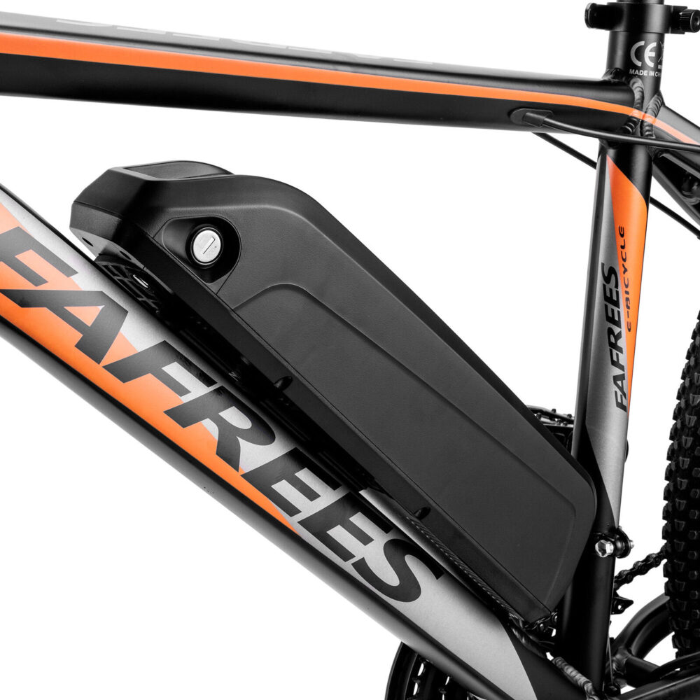 GALAXY 20″ Vélo pliant pour adultes avec moteur 250W et batterie 36V 10.4Ah, écran LCD, 9 vitesses, noir autocollant bleu