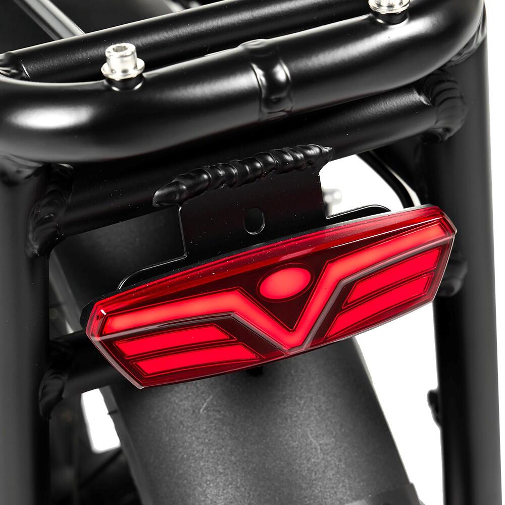 Vélo électrique pliant PASEBIKE P20 Pro Power 1000W Batterie 48V23Ah Vitesse 25-50KM/H 40KM Shimano 7 vitesses Pneu 20"*4.0 Noir