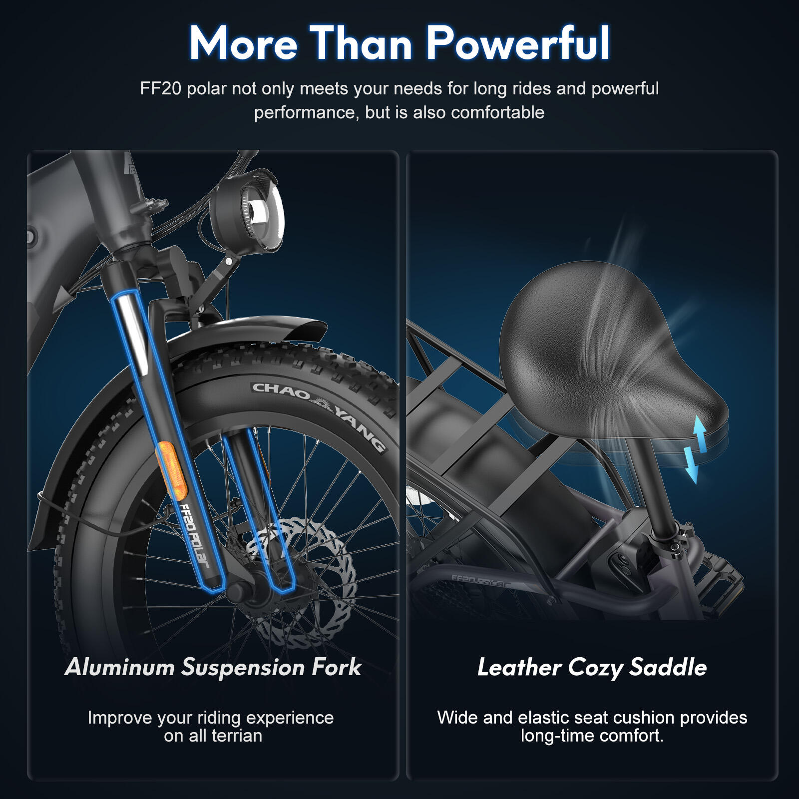 Vélo électrique pliant Fafrees FF20 Polar avec double batterie 48 V 26,8 Ah – Image 4