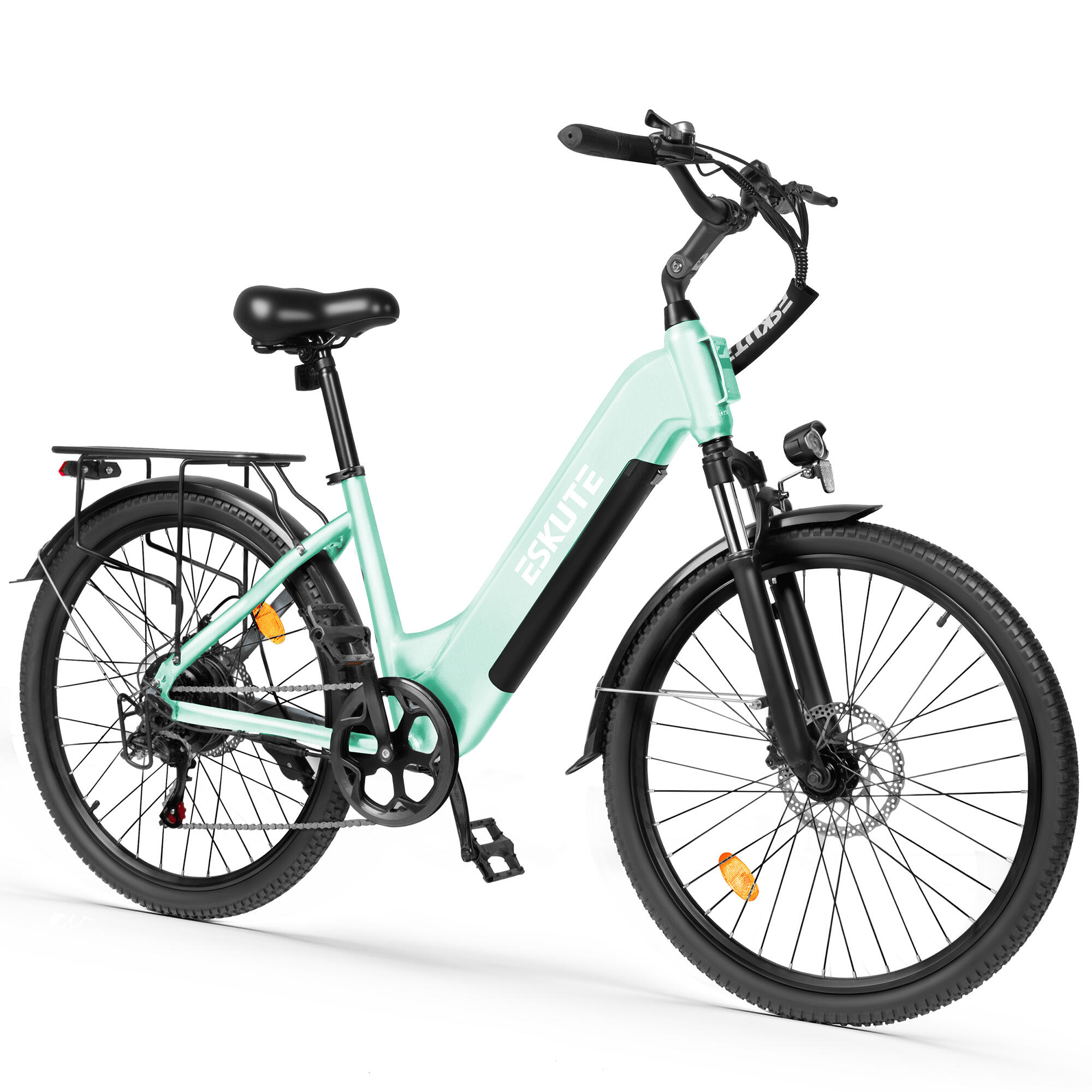 Vélo électrique urbain ESKUTE C202, moteur 250 W, batterie amovible 48 V 17,5 Ah – Image 2