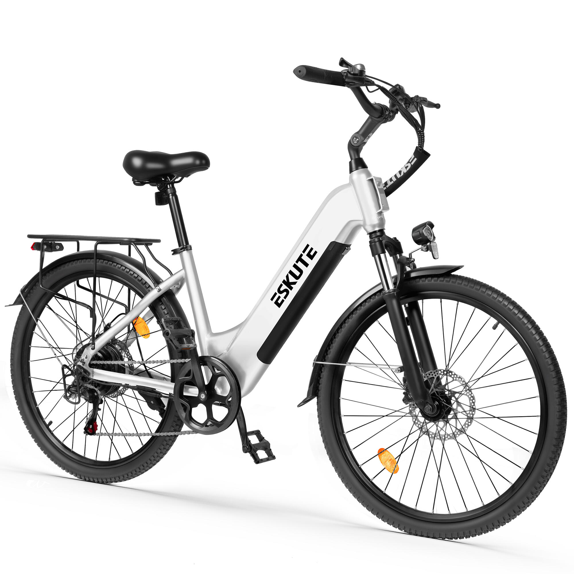 Vélo électrique urbain ESKUTE C202, moteur 250 W, batterie amovible 48 V 17,5 Ah – Image 2