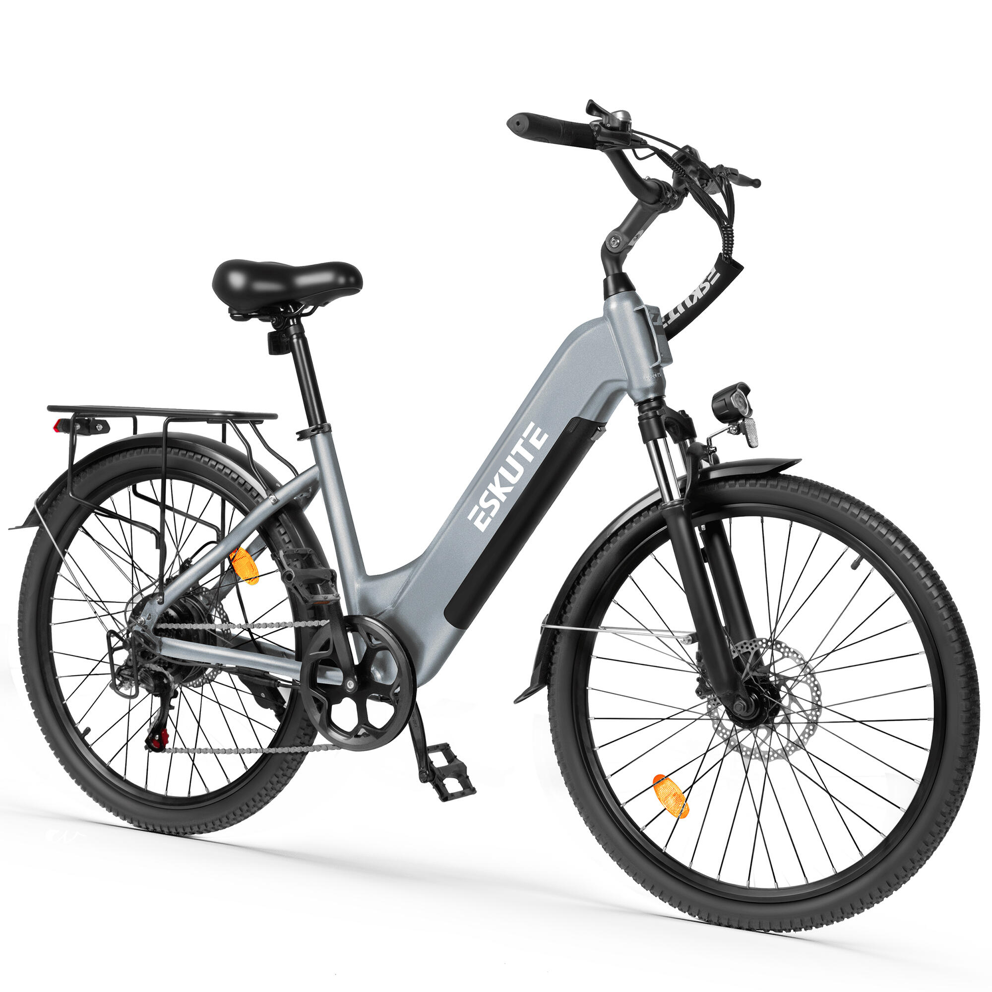 Vélo électrique urbain ESKUTE C202, moteur 250 W, batterie amovible 48 V 17,5 Ah – Image 2