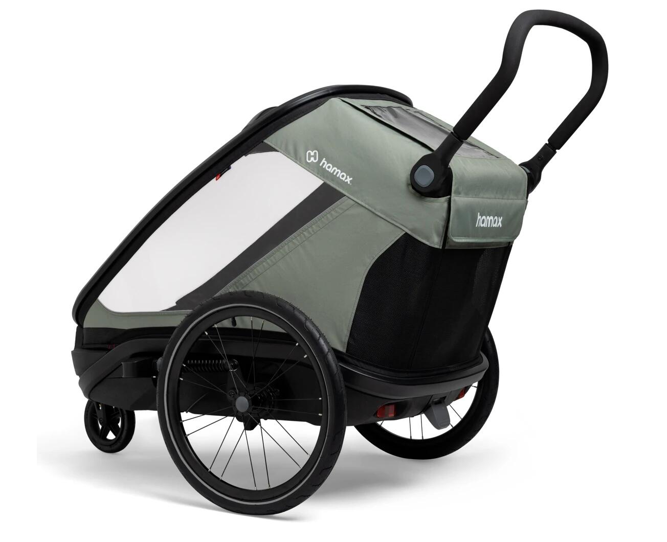 Remorque vélo Hamax Outback Next pour enfant unique – Image 2