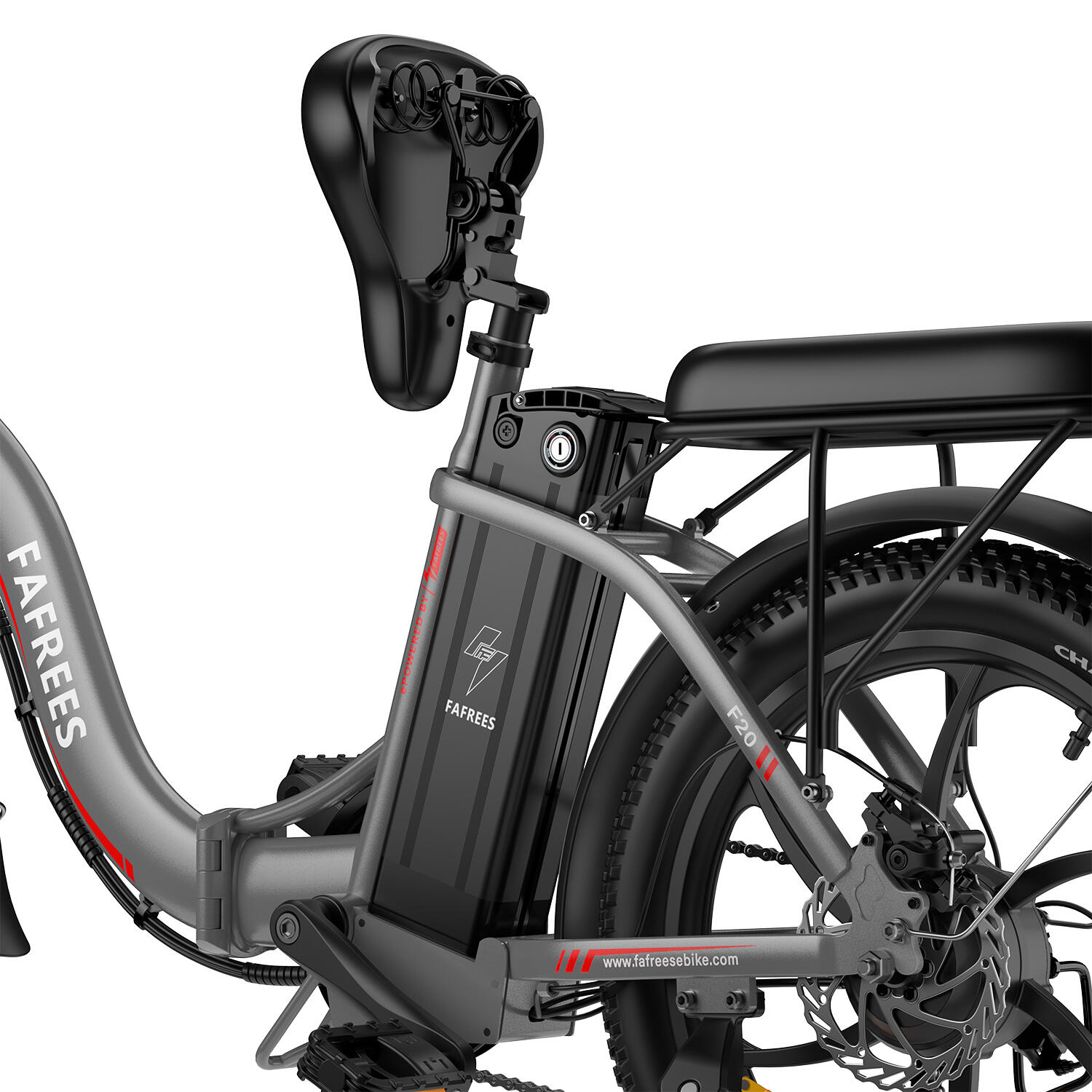 Vélo électrique compact FAFREES F20, moteur 250 W, batterie 36 V 18 Ah – Image 3