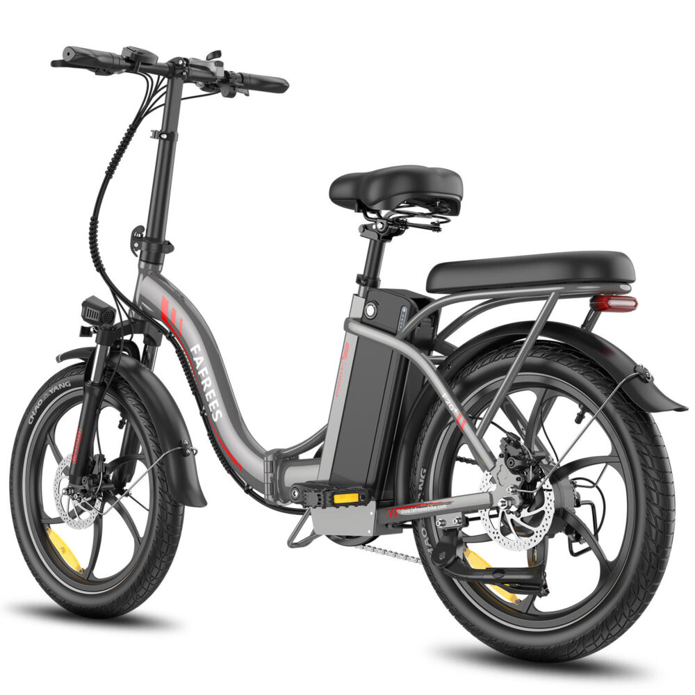Vélo électrique FAFREES F20+ 20" à gros pneus, batterie 20 Ah, Shimano 7 vitesse