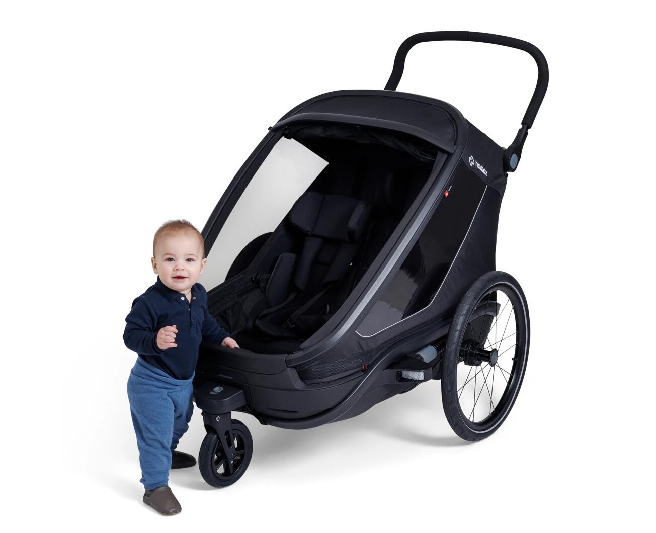Remorque vélo Hamax Outback Next pour enfant unique – Image 3