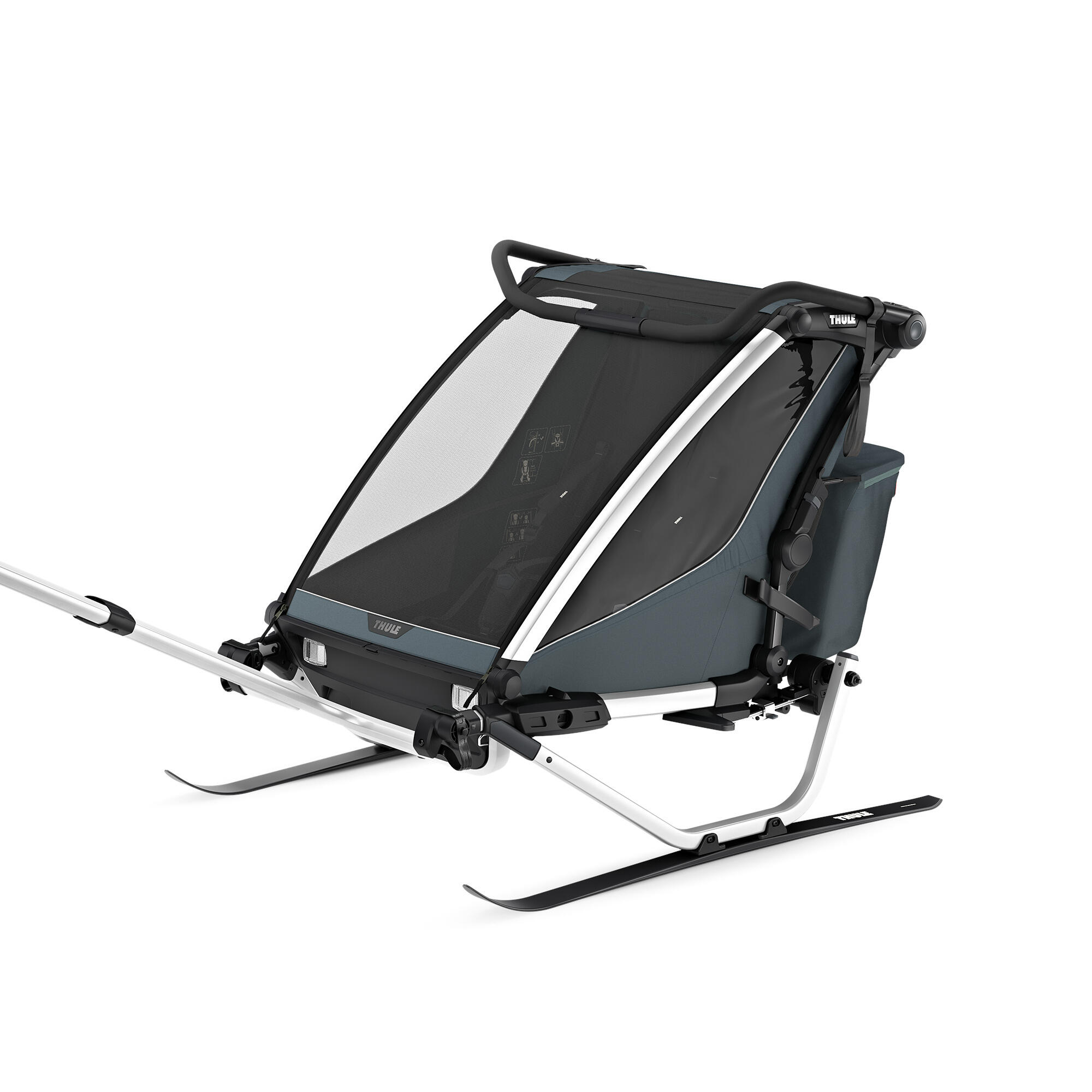 THULE Chariot Cross 2 Double remorque vélo et jogger – Image 4
