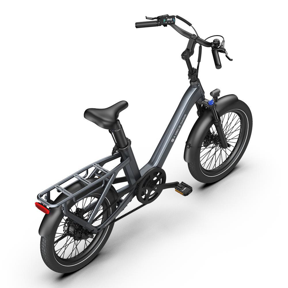 Vélo électrique AirOnePro, 20''×2,4'',transmission par courroie,moteur Bafang