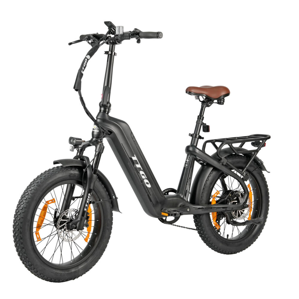 F8 Vélo électrique carbone 20" 48V 250W 70Nm 140km 7 vit