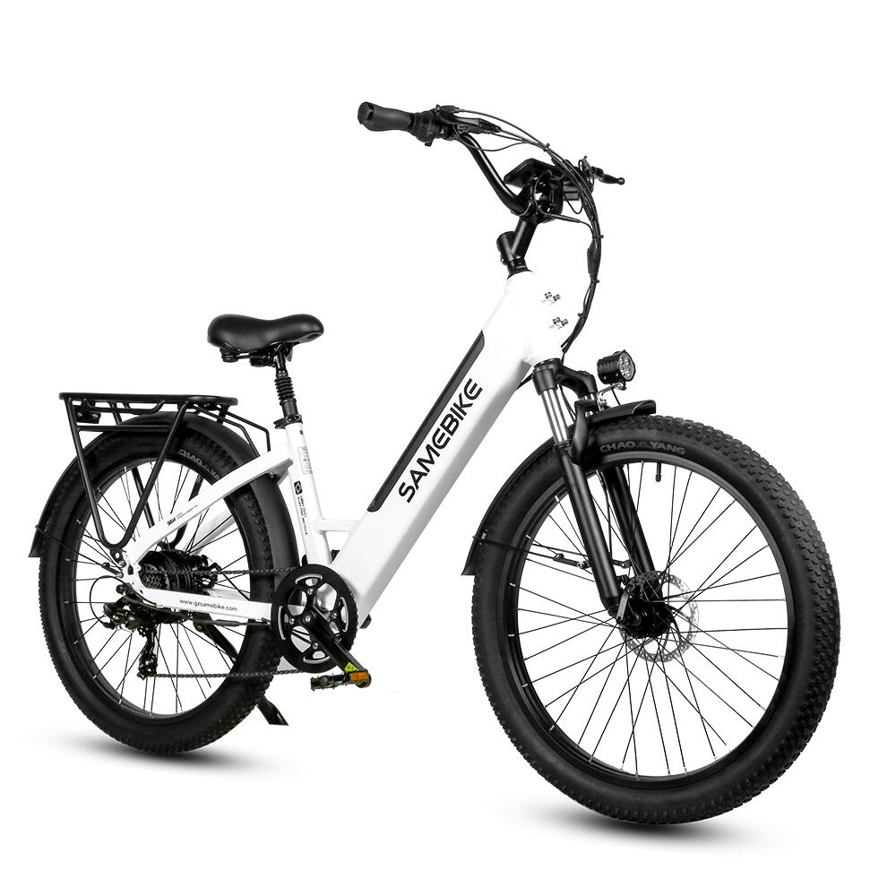 Vélo électrique avec panier avant SAMEBIKE RS-A01 Plus et batterie 48 V 14 Ah