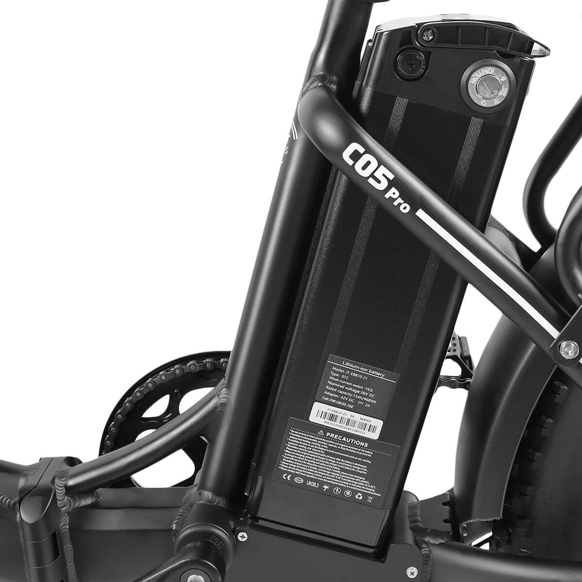 Vélo électrique pliant SAMEBIKE C05 Pro 20'', batterie 36 V 13 Ah, tout terrain – Image 2