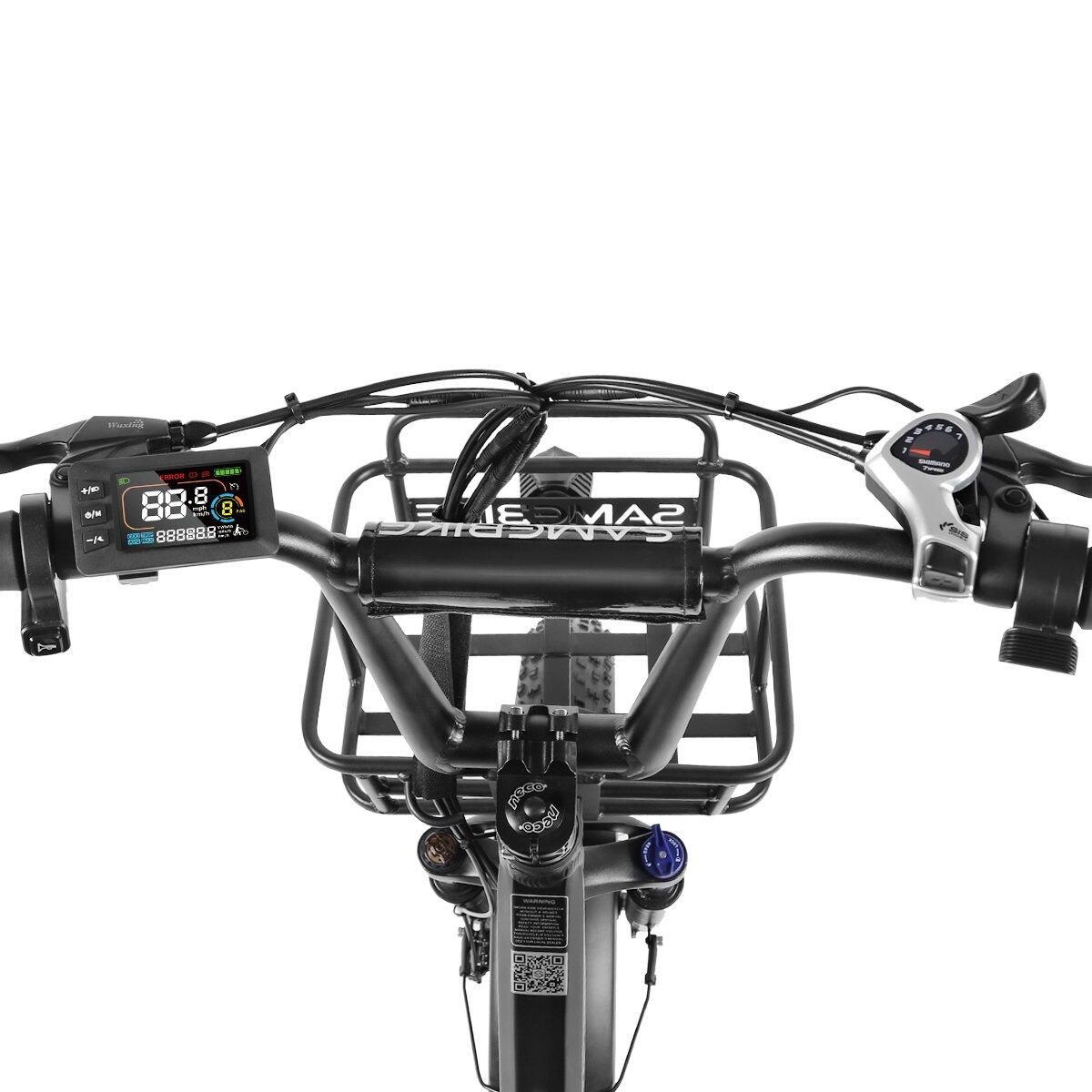Vélo électrique pliant SAMEBIKE C05 Pro 20'', batterie 36 V 13 Ah, tout terrain – Image 3