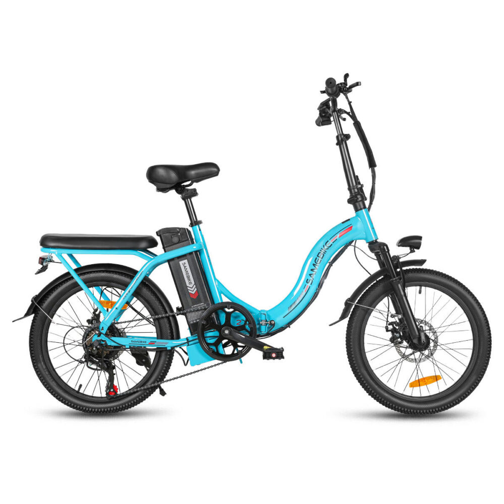 Vélo électrique pliant SAMEBIKE CY20 avec batterie 36 V 12 Ah