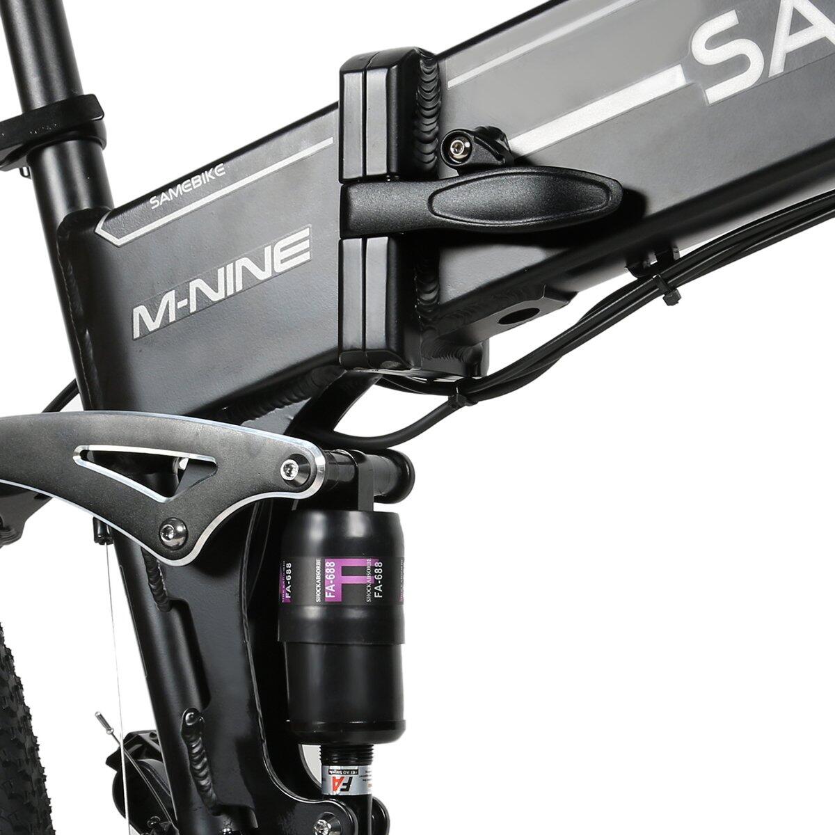 Vélo électrique pliant SAMEBIKE LO26-II-FT-YD 26 pouces, 48 V 14 Ah Batterie – Image 3