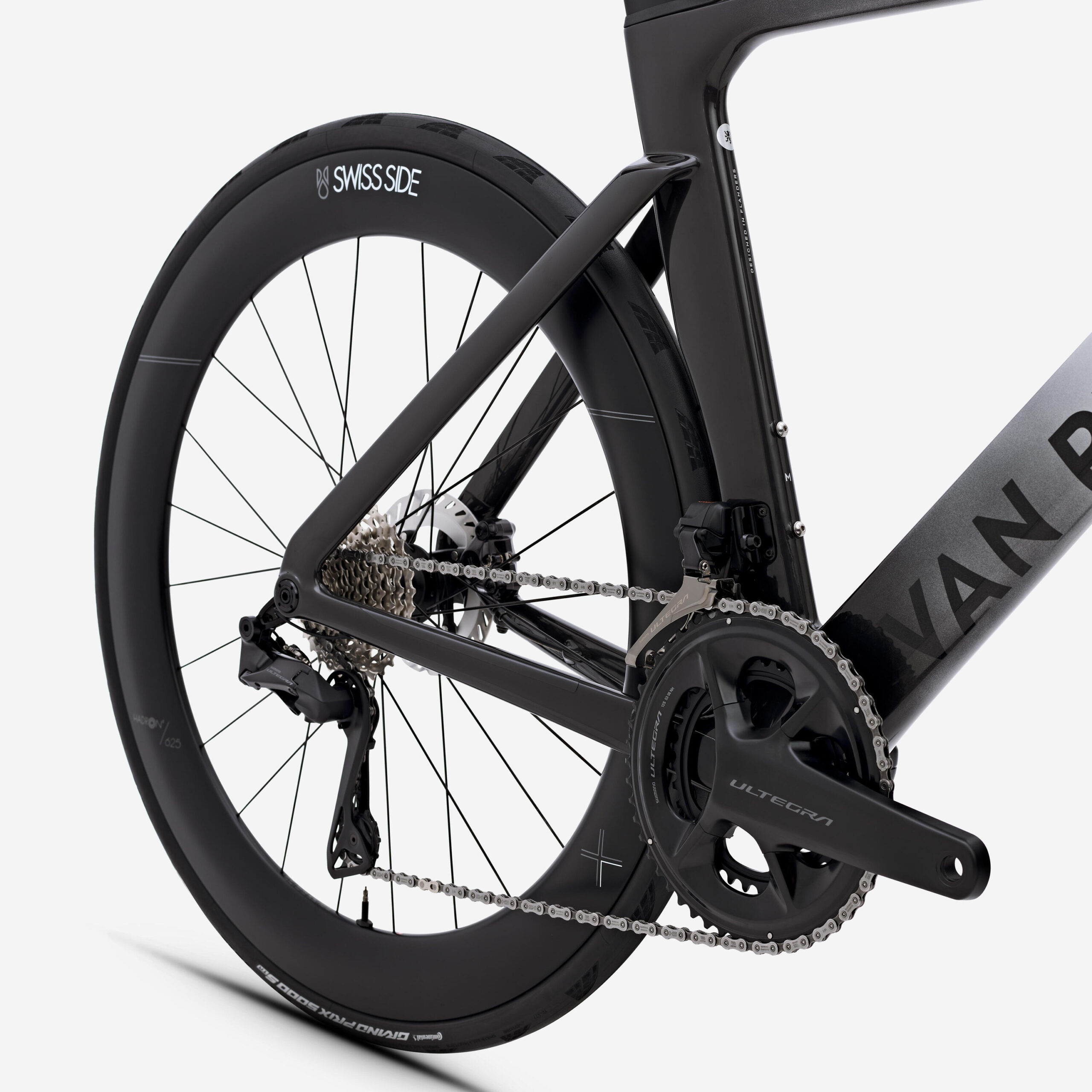 Velo de route Shimano Ultegra Di2 12V, RCR-F Pro Gris – Image 2