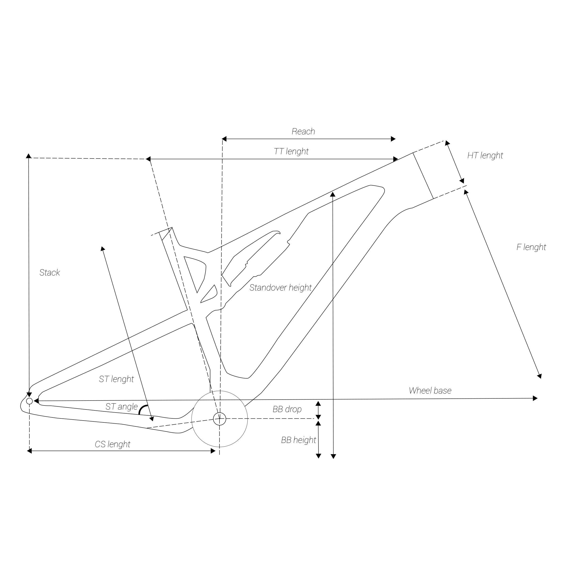 Vélo VTT cross country XC 500 S cadre Carbone et aluminium gris – Image 7
