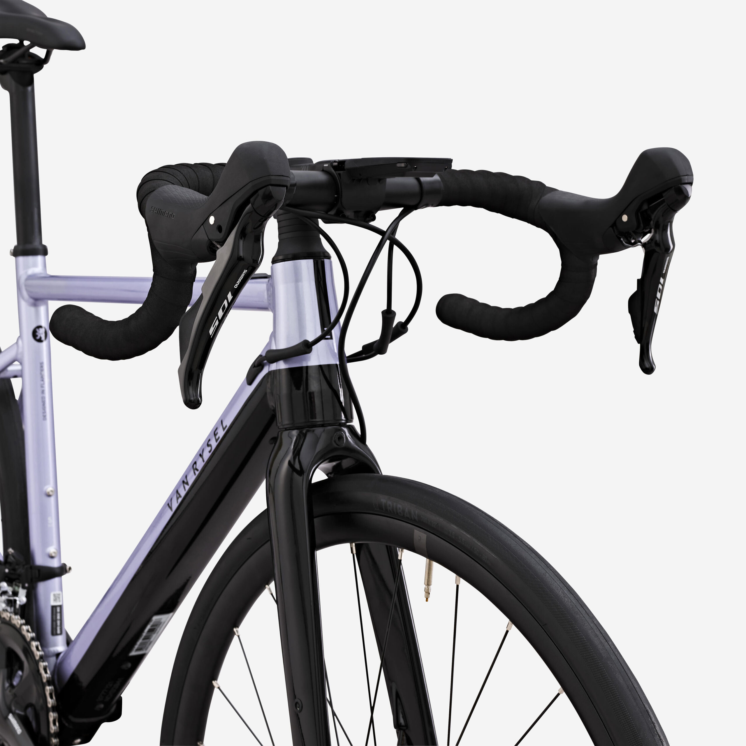 Vélo de route à assistance électrique - E-EDR AF WMN Shimano 105 2x11S lila – Image 5