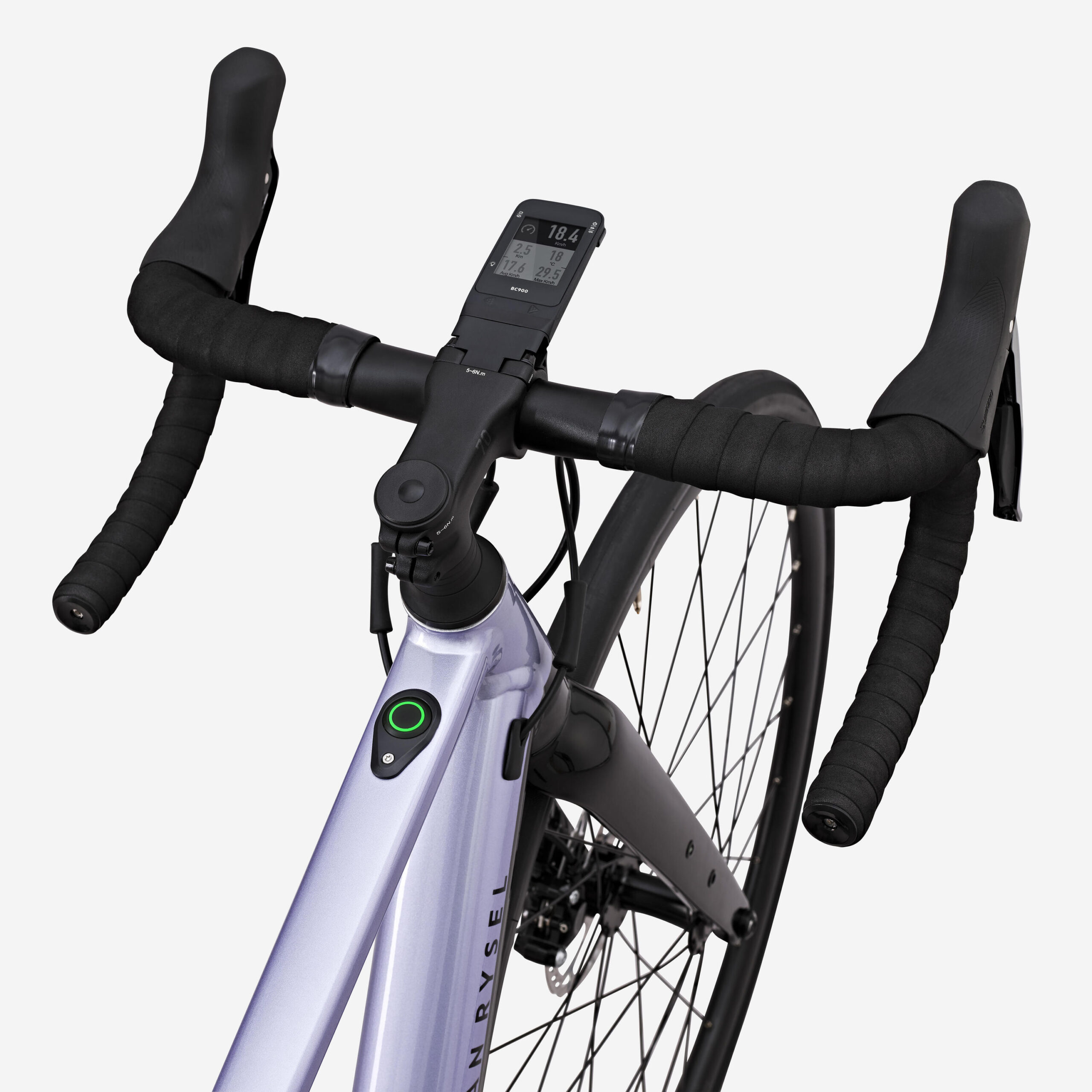 Vélo de route à assistance électrique - E-EDR AF WMN Shimano 105 2x11S lila – Image 8