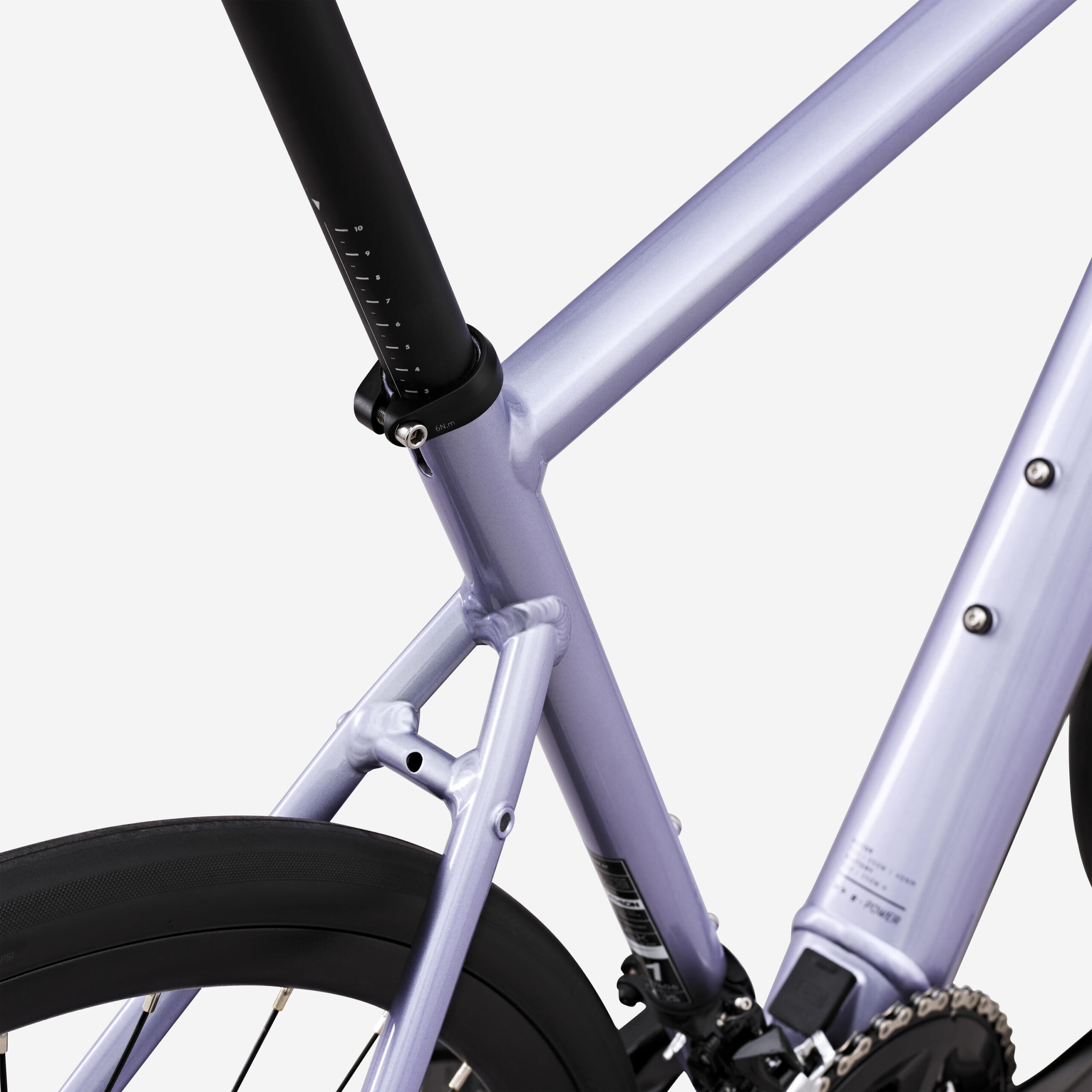 Vélo de route à assistance électrique - E-EDR AF WMN Shimano 105 2x11S lila – Image 10