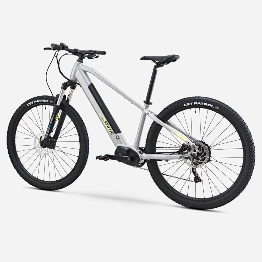 Vélo VTT électrique semi-rigide STILUS Off Road, Gris clair