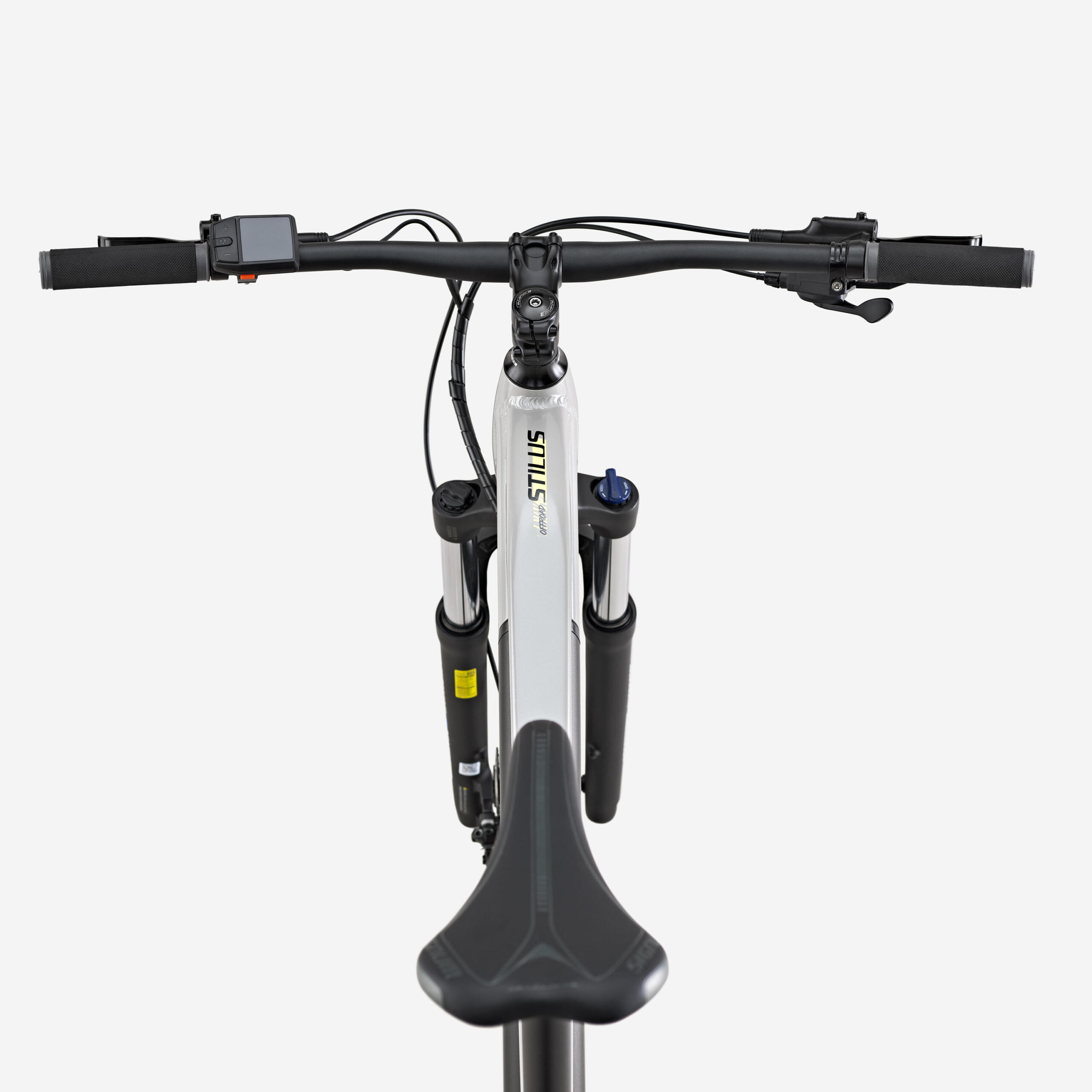 Vélo VTT électrique semi-rigide STILUS Off Road, Gris clair – Image 4