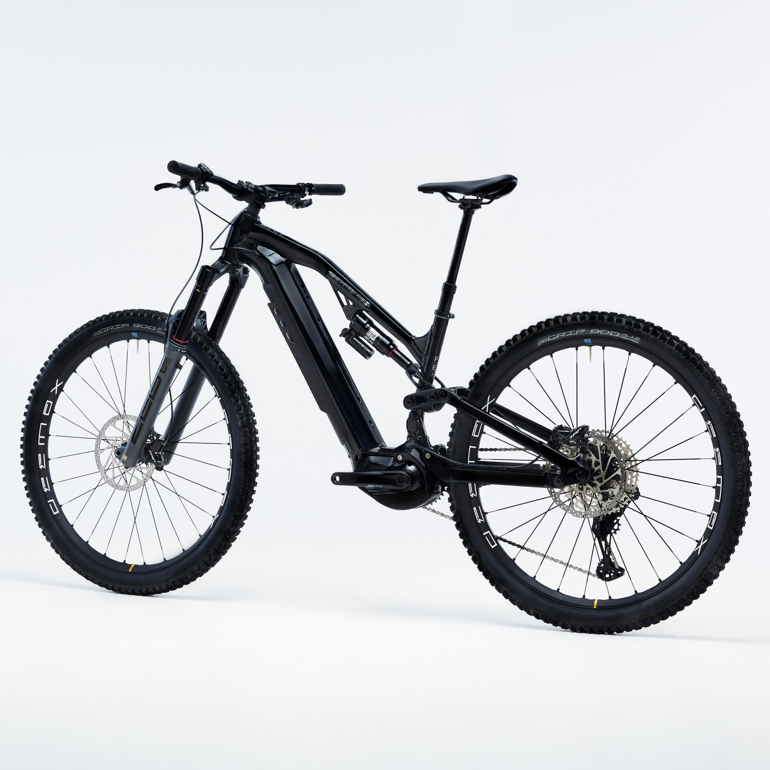 Vélo VTT électrique All-Mountain tout suspendu 29" - E-FEEL 900S Team Edition