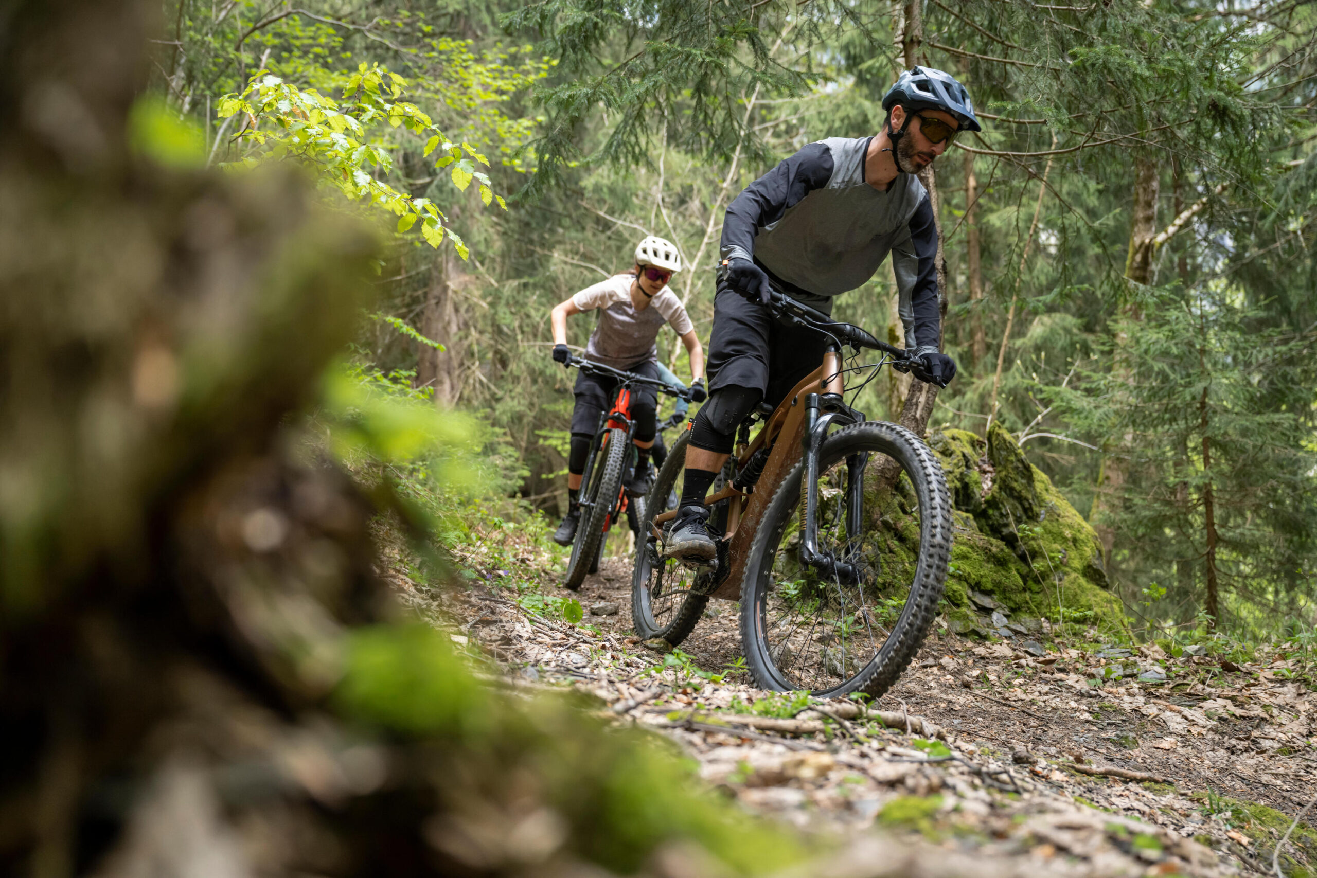 Vélo VTT électrique tout suspendu 29" - E-EXPL 700 S Cuivre – Image 9