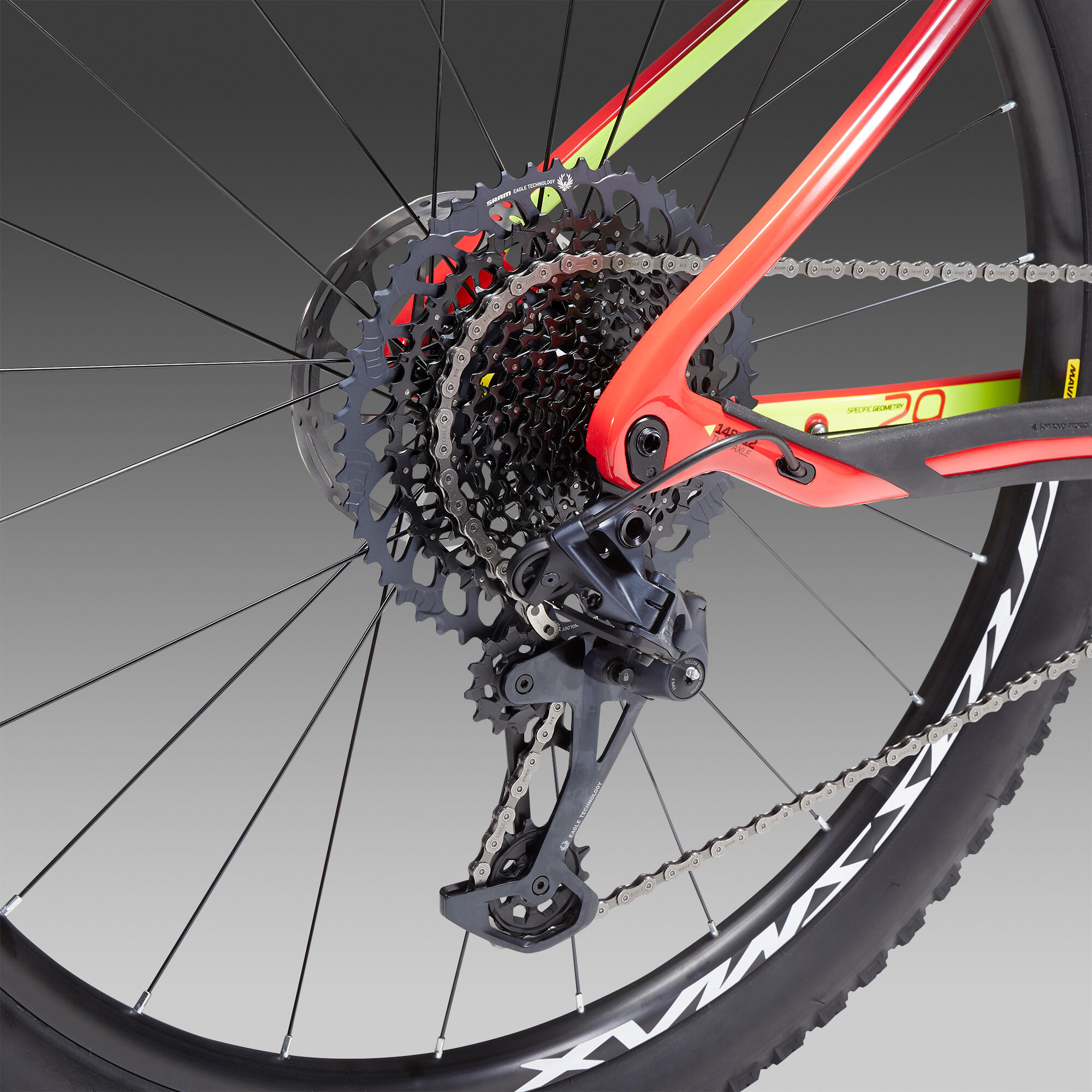 Vélo VTT semi rigide Rockrider XC 900 29'' carbone GX Eagle Lunar – Image 4
