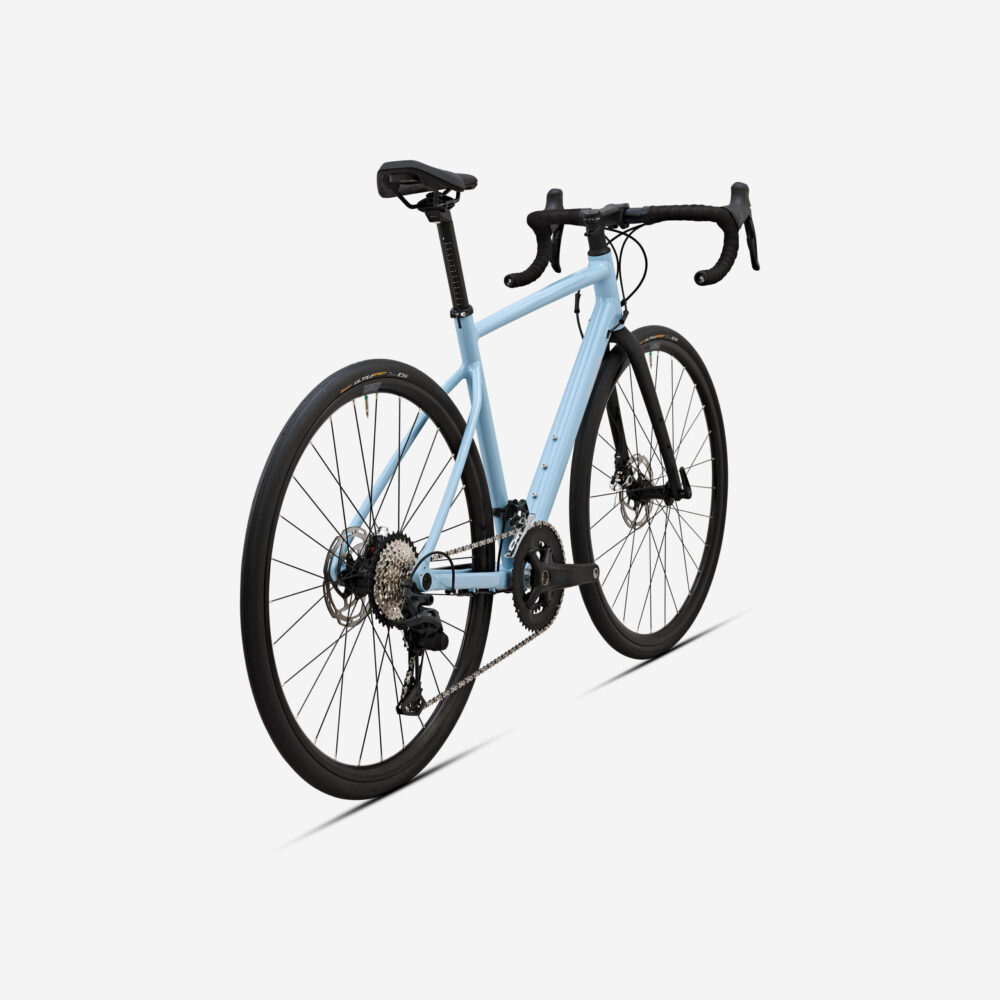 Vélo route endurance Microshift Sword 2x10v - EDR AF Bleu clair