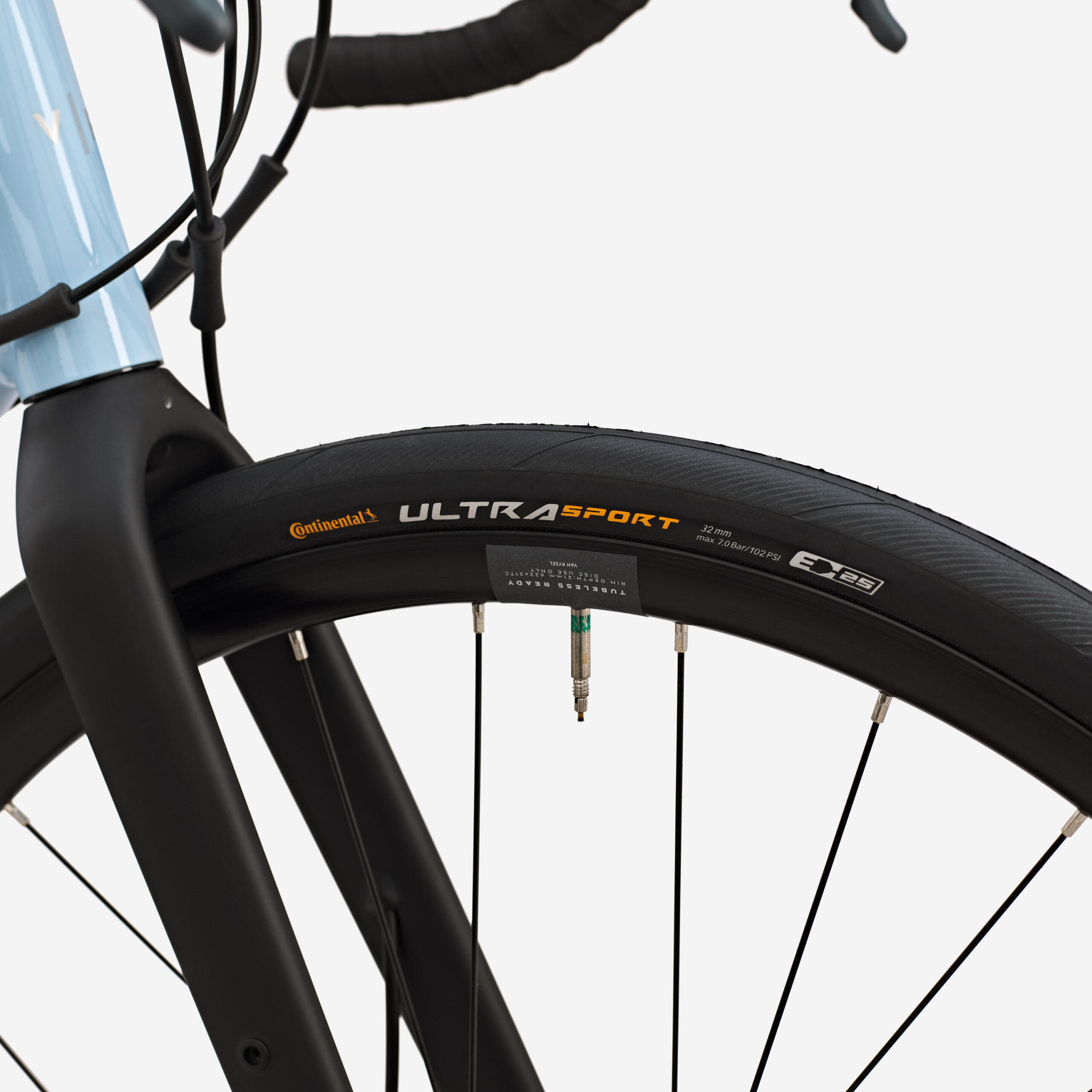 Vélo route endurance Microshift Sword 2x10v - EDR AF Bleu clair – Image 7