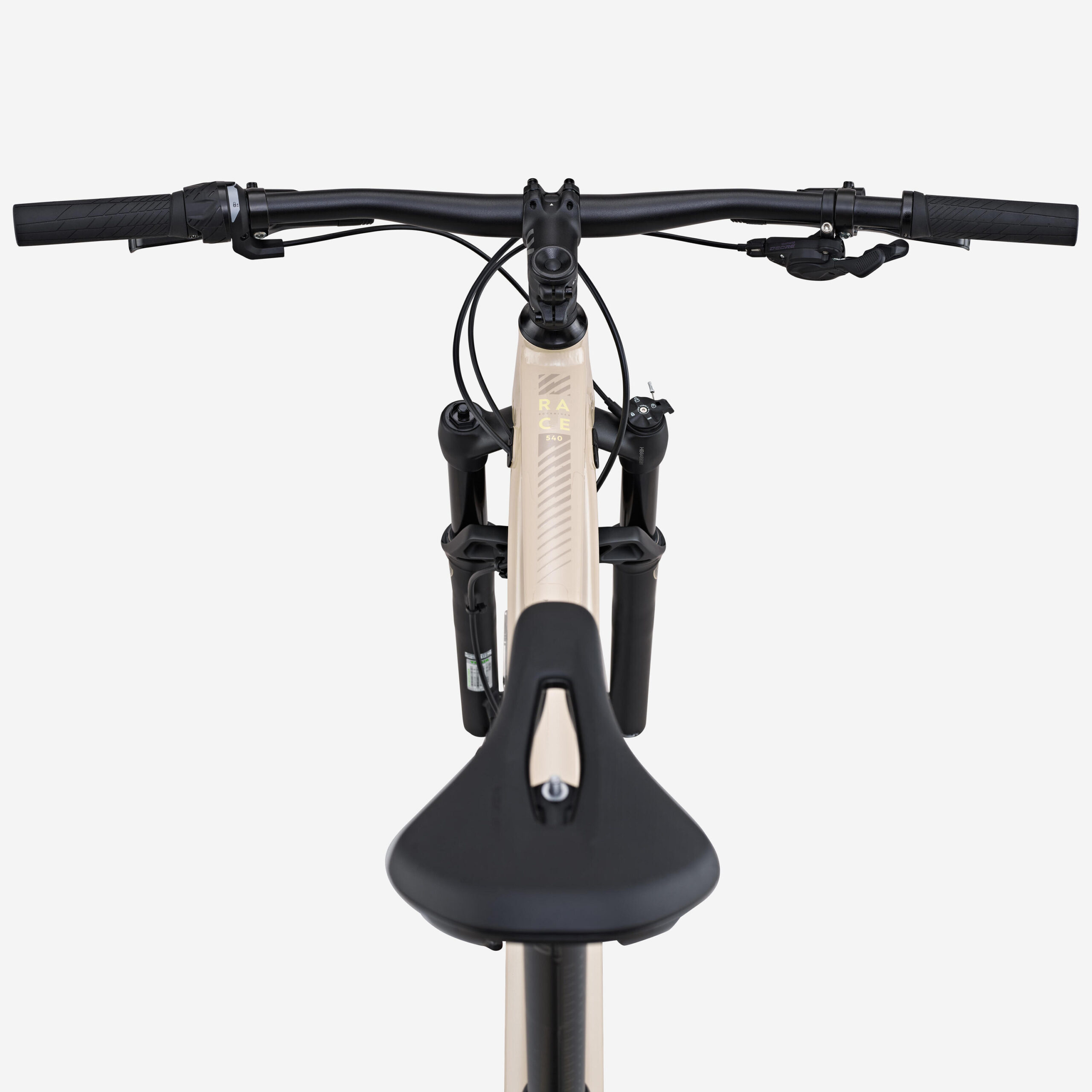 Vélo VTT XC semi-rigide 29" cadre aluminium, RACE 540 beige – Image 5
