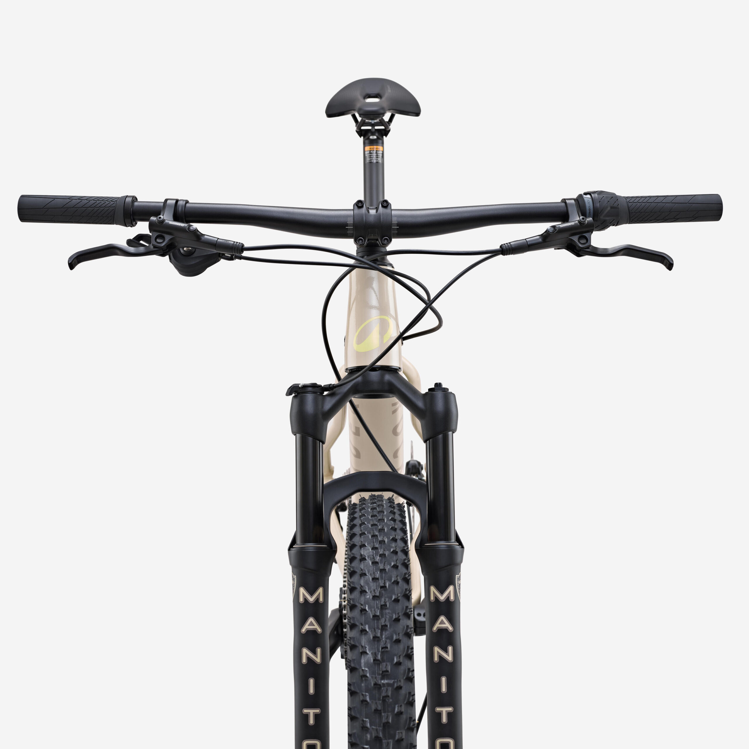 Vélo VTT XC semi-rigide 29" cadre aluminium, RACE 540 beige – Image 6
