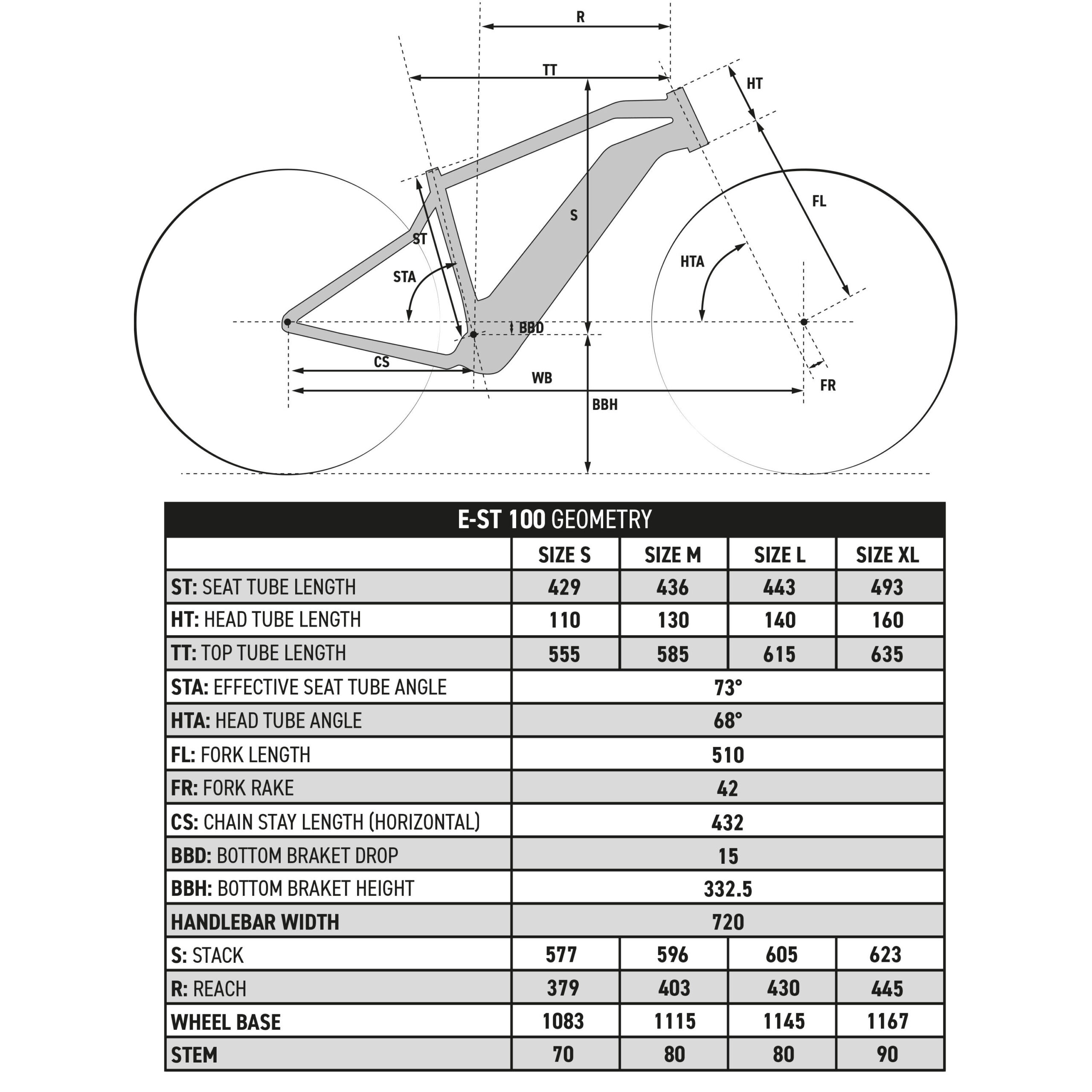 Vélo VTT électrique semi-rigide 27,5" - E-ST 100 Blanc Rouge – Image 4